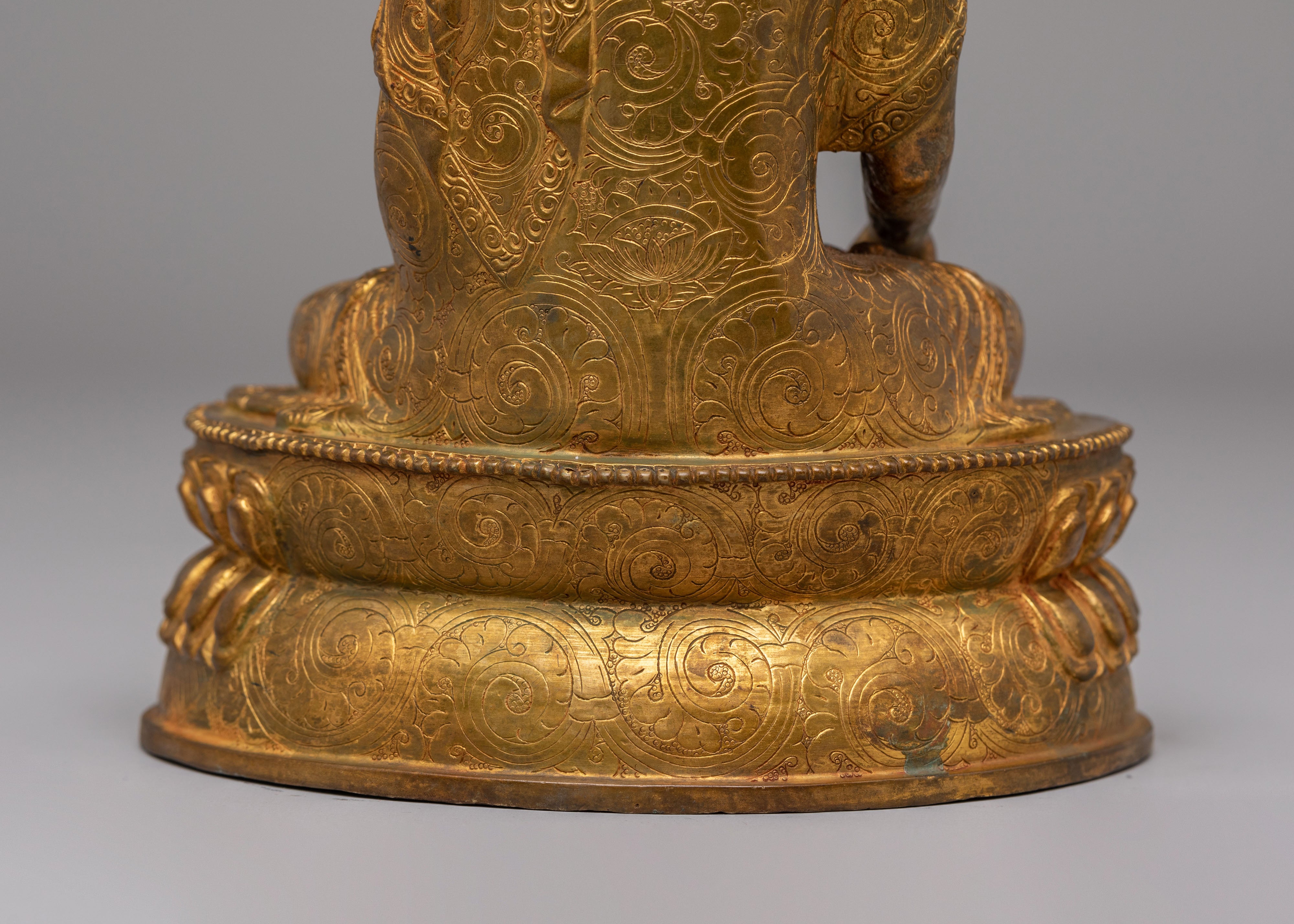 Spiritual Shakyamuni Buddha Enlightened Sculpture | Dharma Statue