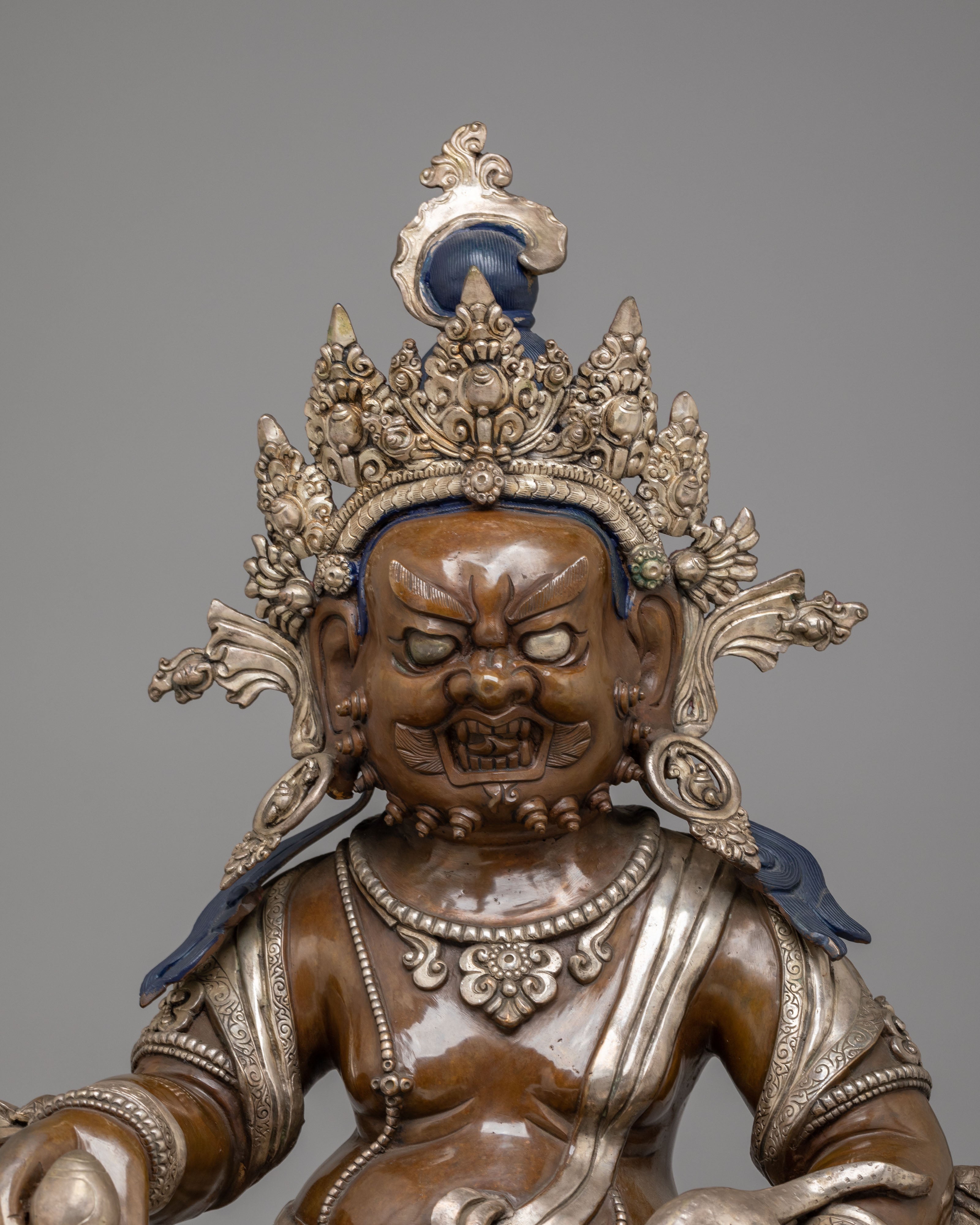 Sacred Dzambhala Statue for Wealth | Traditional Buddhist Art
