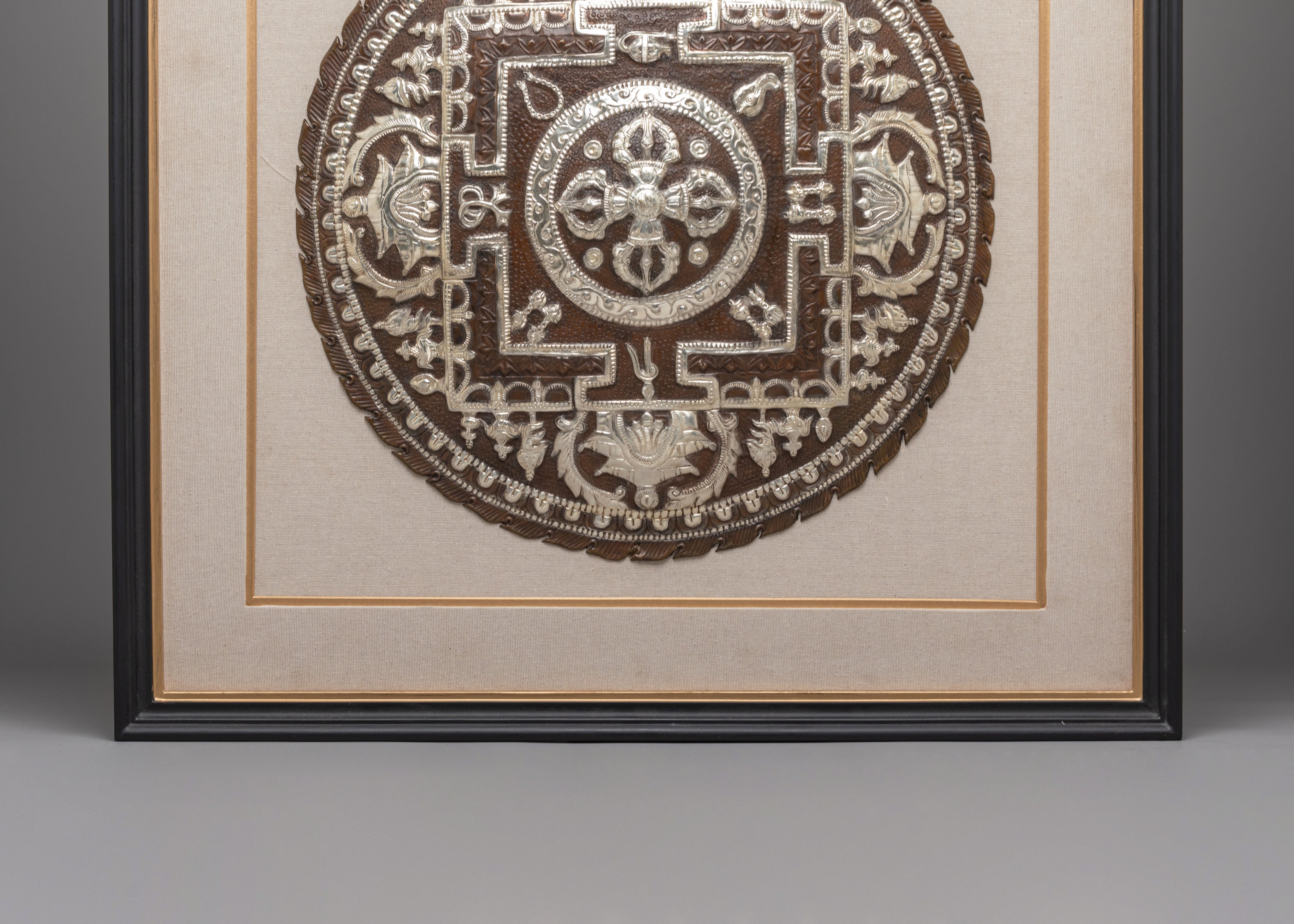 Traditional Altar Mandala Wall Hanging | Tibetan Decor for Meditation
