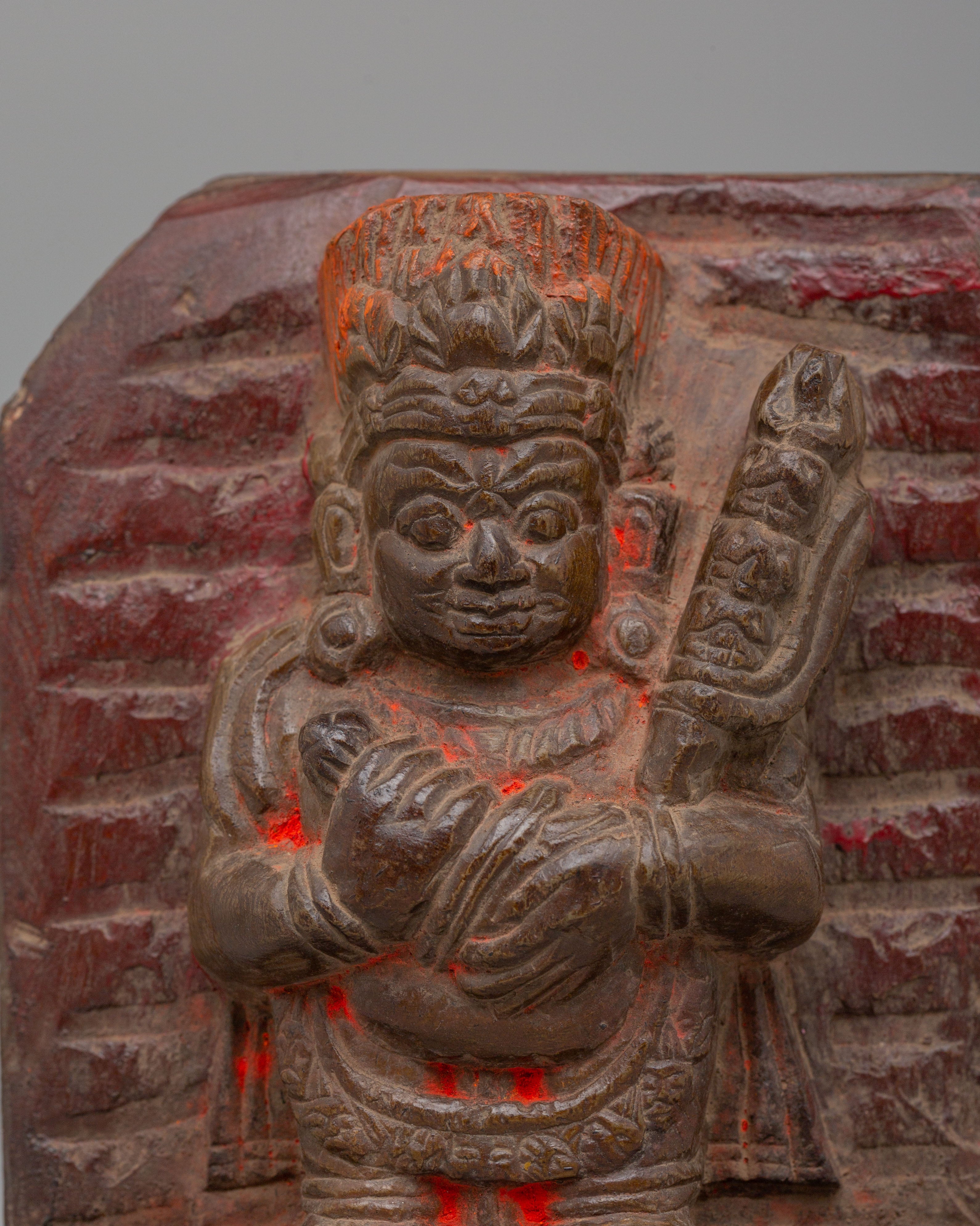 Sacred Mahakala Guardian Figurine | Symbol of Protection