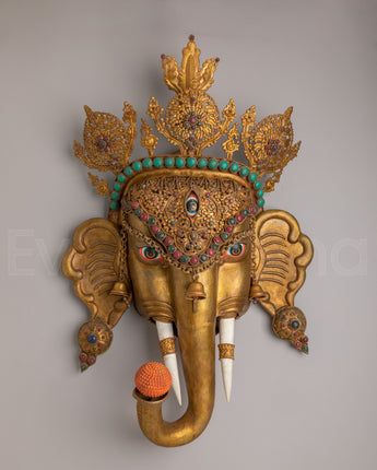 Sacred Himalayan Ganesh Wall Hanging
