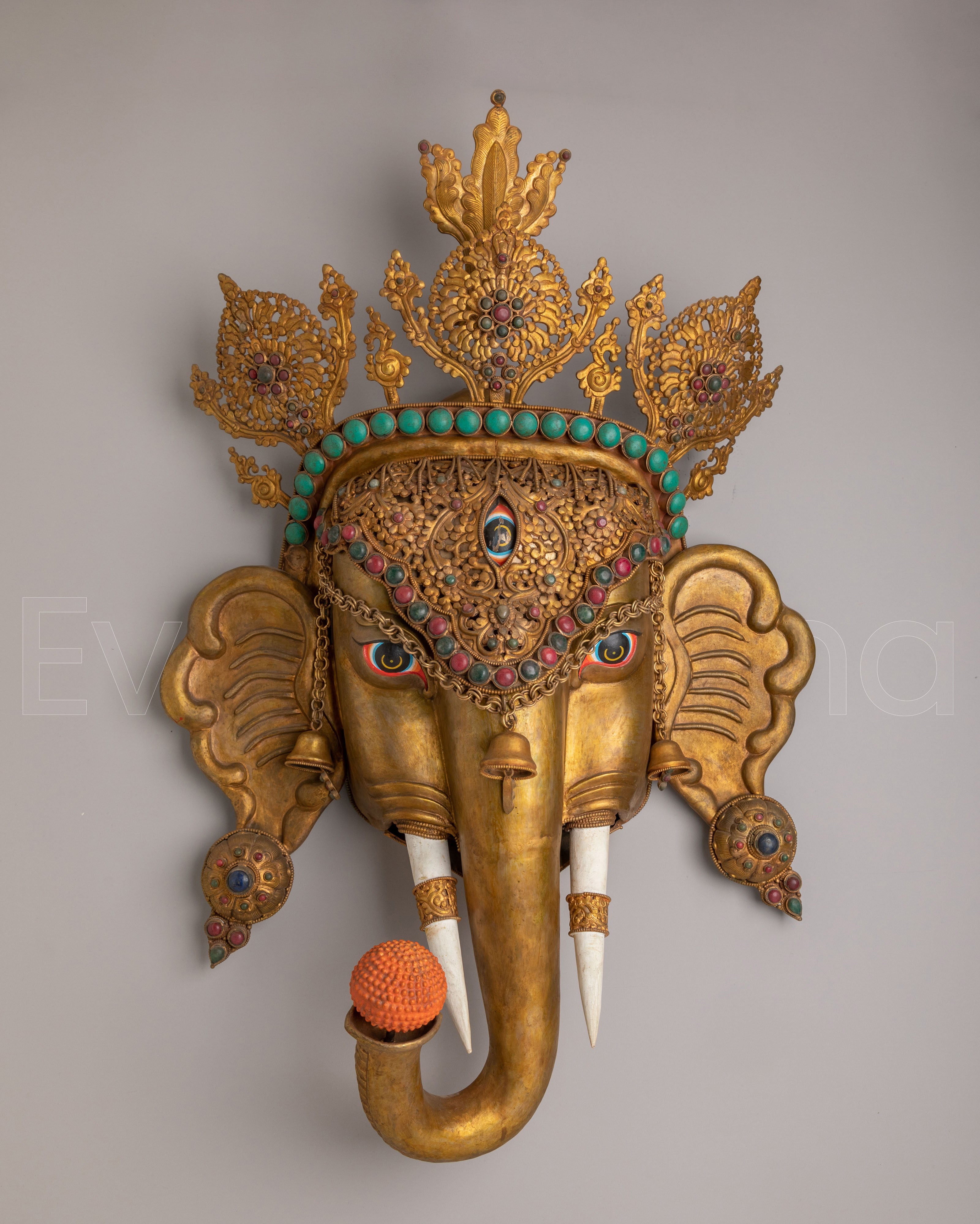Sacred Himalayan Ganesh Wall Hanging