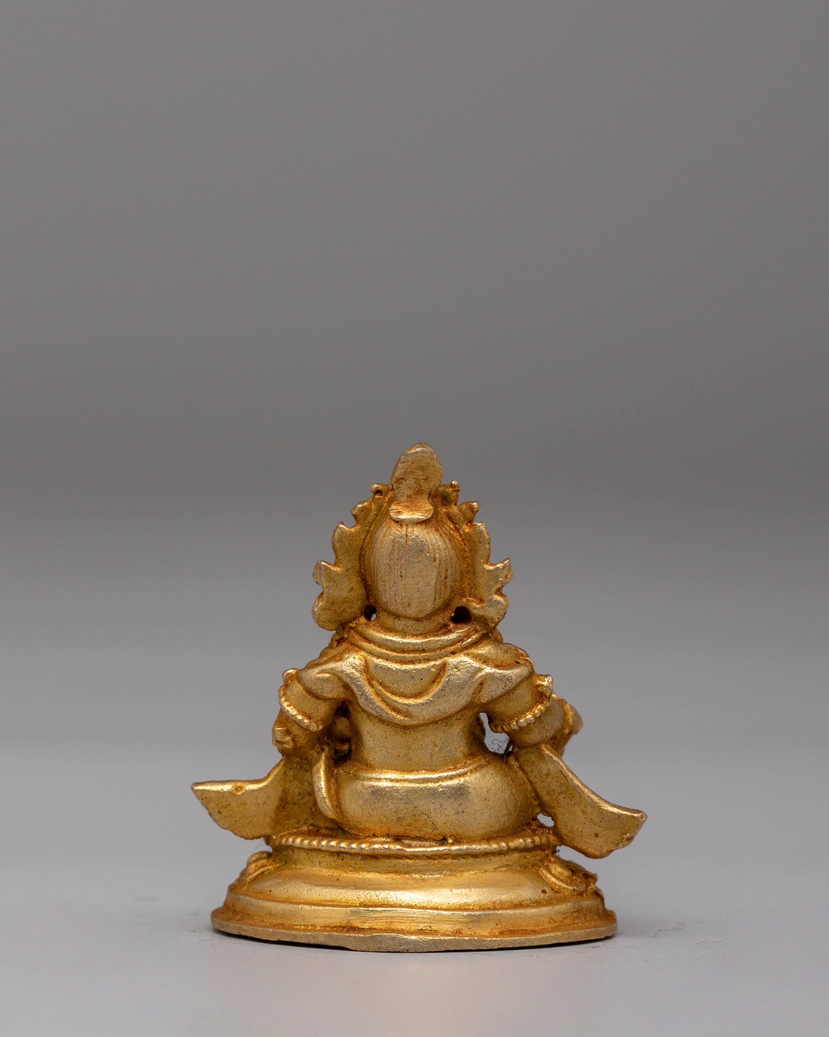 Spiritual Dzambhala Abundance Deity Statue | Tibetan Wealth Deity Figurine