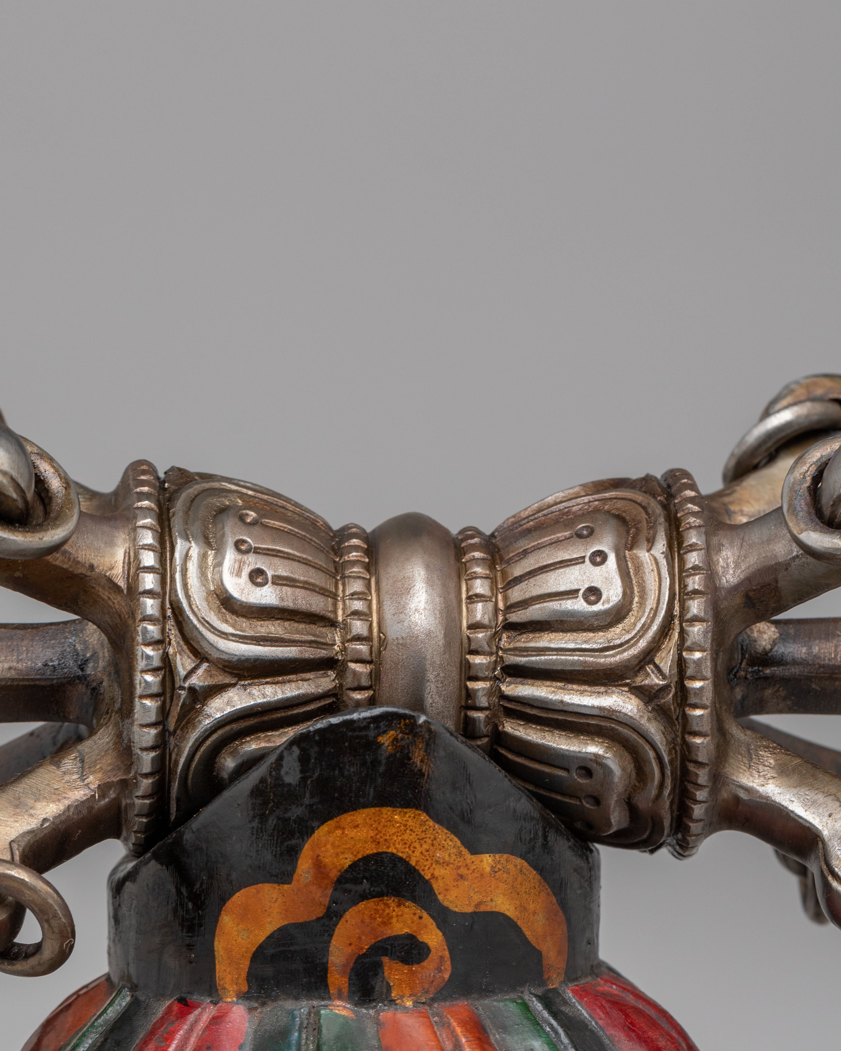 Buddhist Altar Vajra | Handcrafted Wooden Dorje