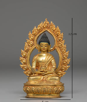 Golden Statue of Amitabha Buddha | Symbol of Wisdom