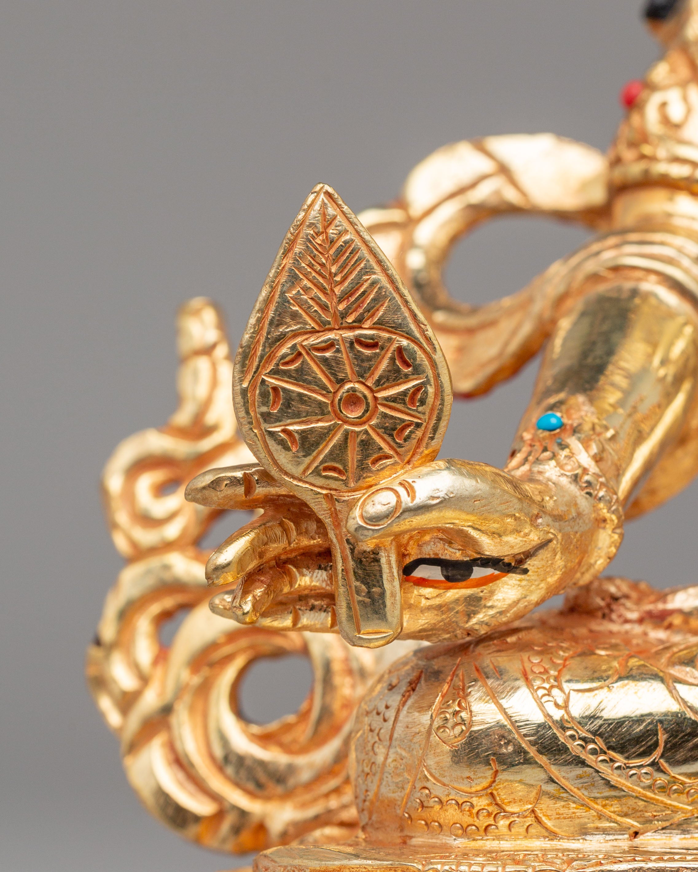 Buddhist White Umbrella Deity Statue | Sacred Meditation Sculpture