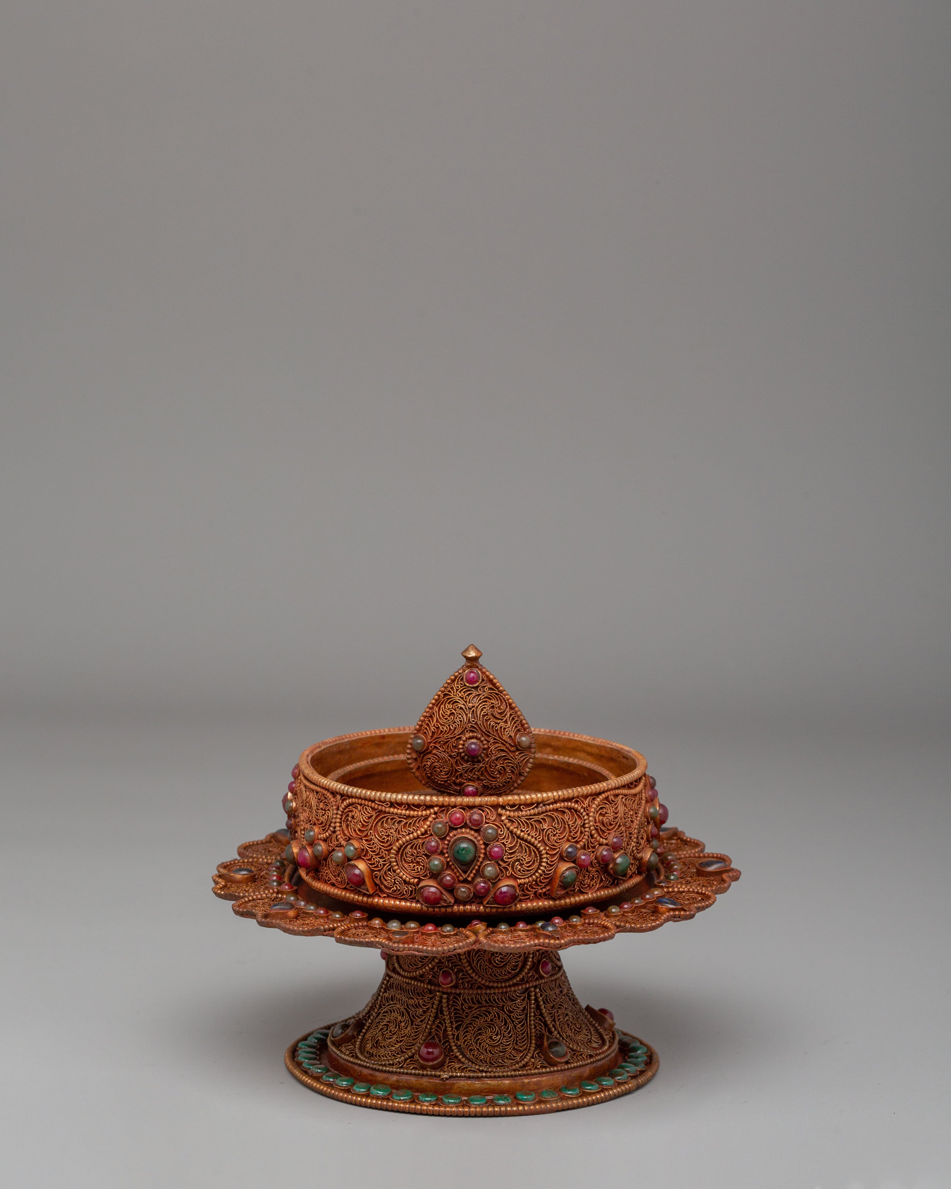 Traditional Altar Mandala | Copper Body Mandala