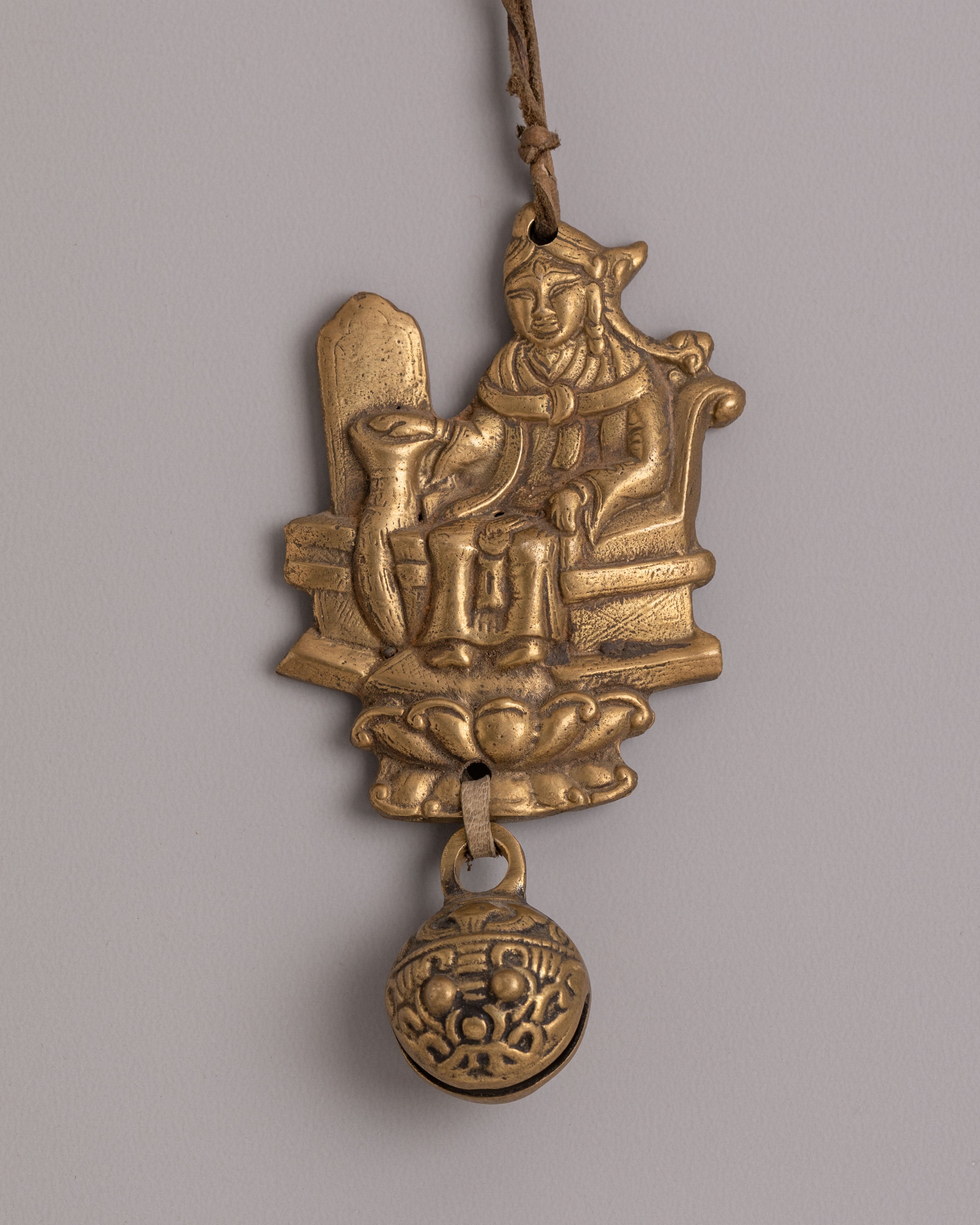 Tibetan Decorative Wall Hanging | Traditional Brass Ornament