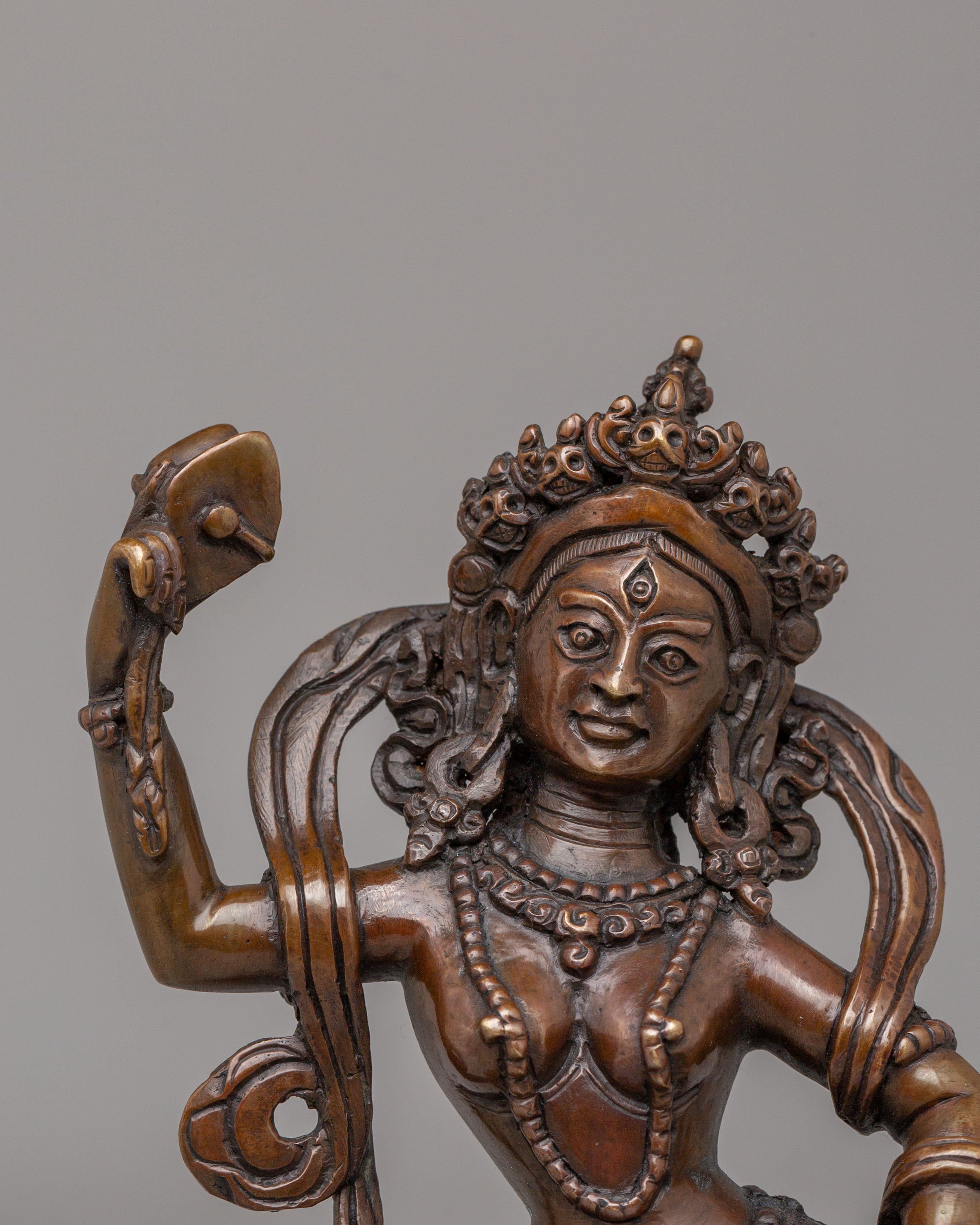 Himalayan Machig Labdron Statue | Tibetan Chod Practice Sculpture
