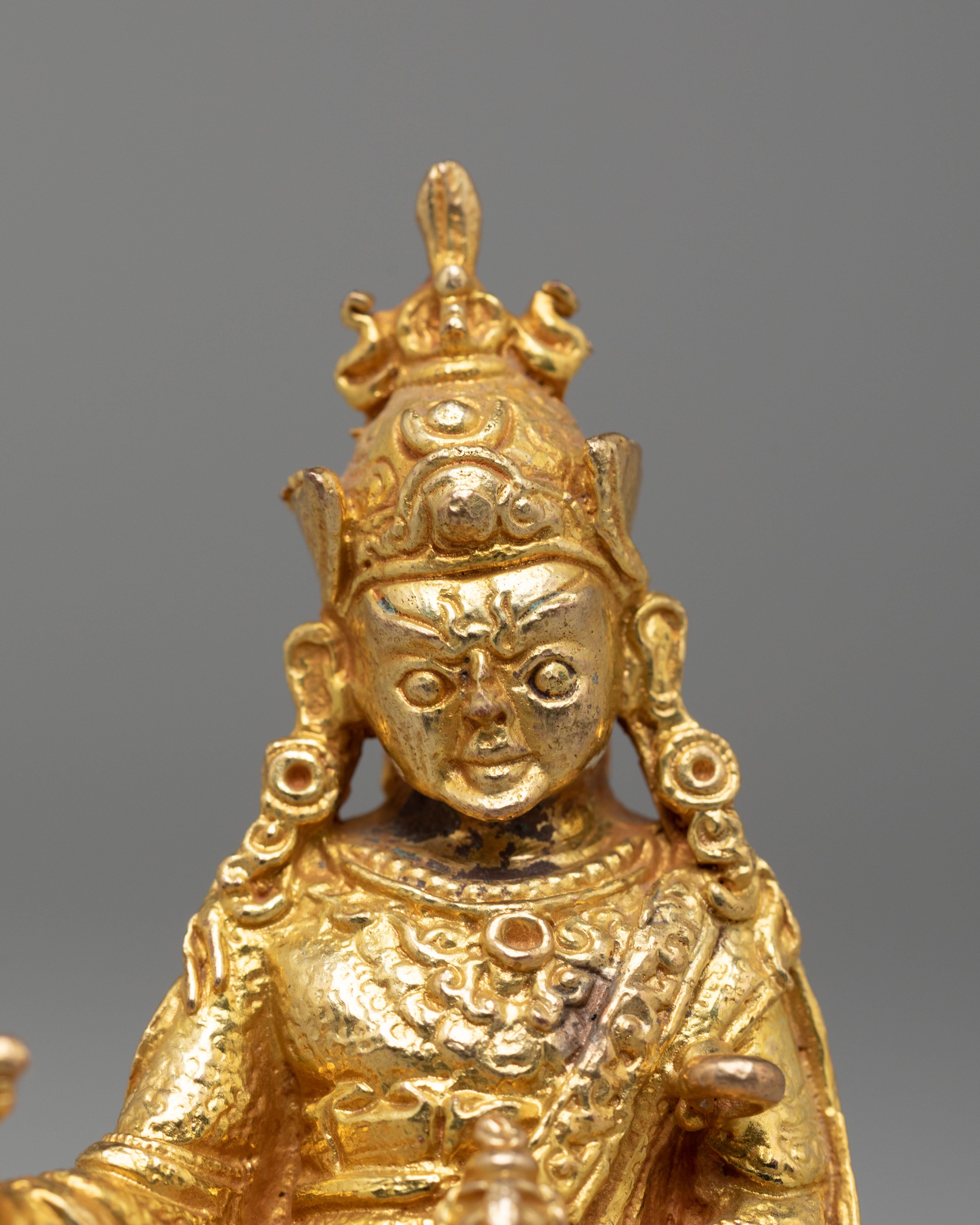 Tibetan Guru Rinpoche Spiritual Statue | Himalayan Artwork