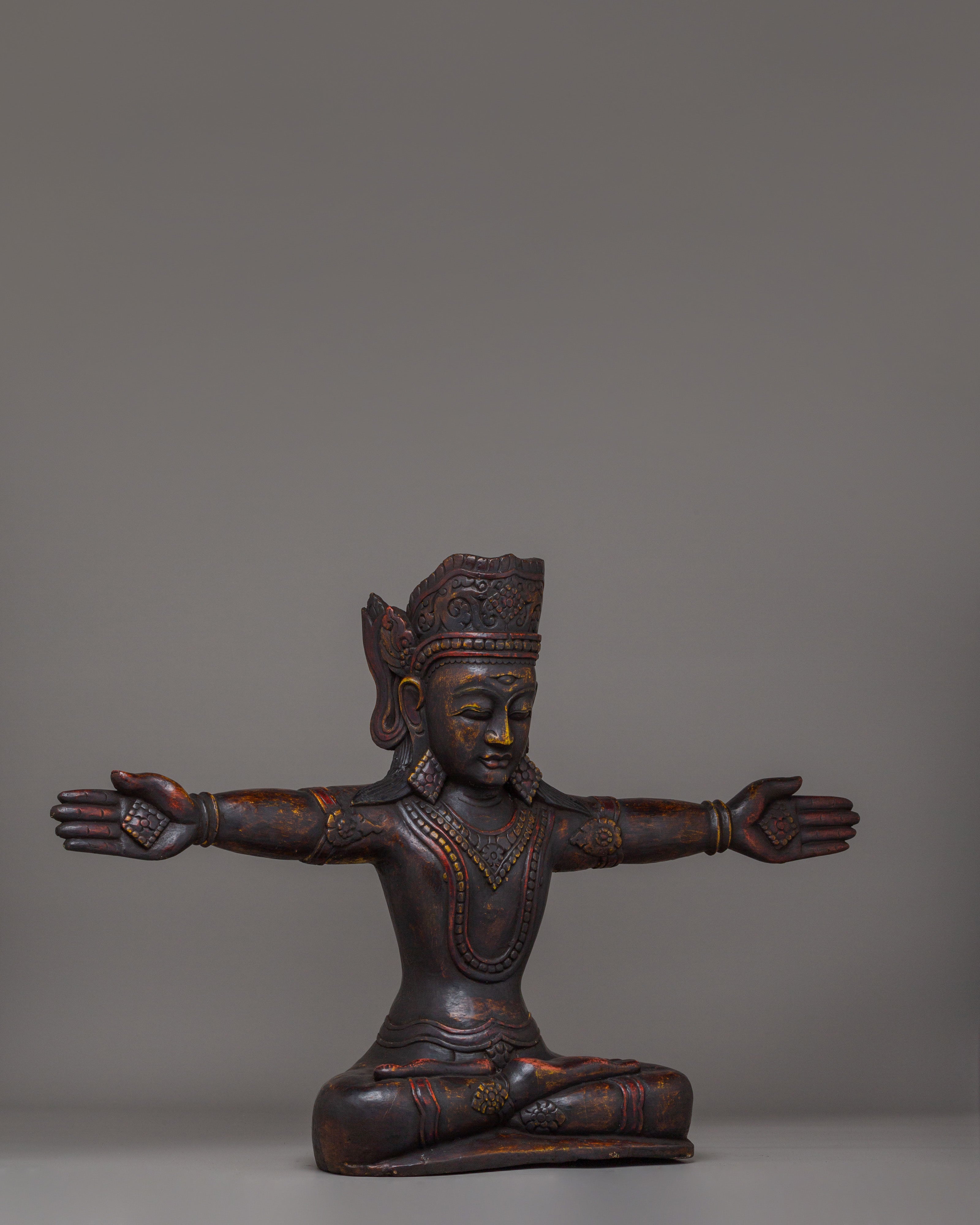 Handcrafted Lord Indra Statue | Traditional Indian Artwork