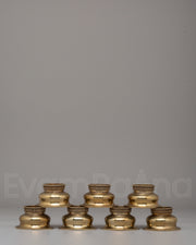 Himalayan Buddhist Offering Bowls Set | Sacred Tibetan Altar Decor