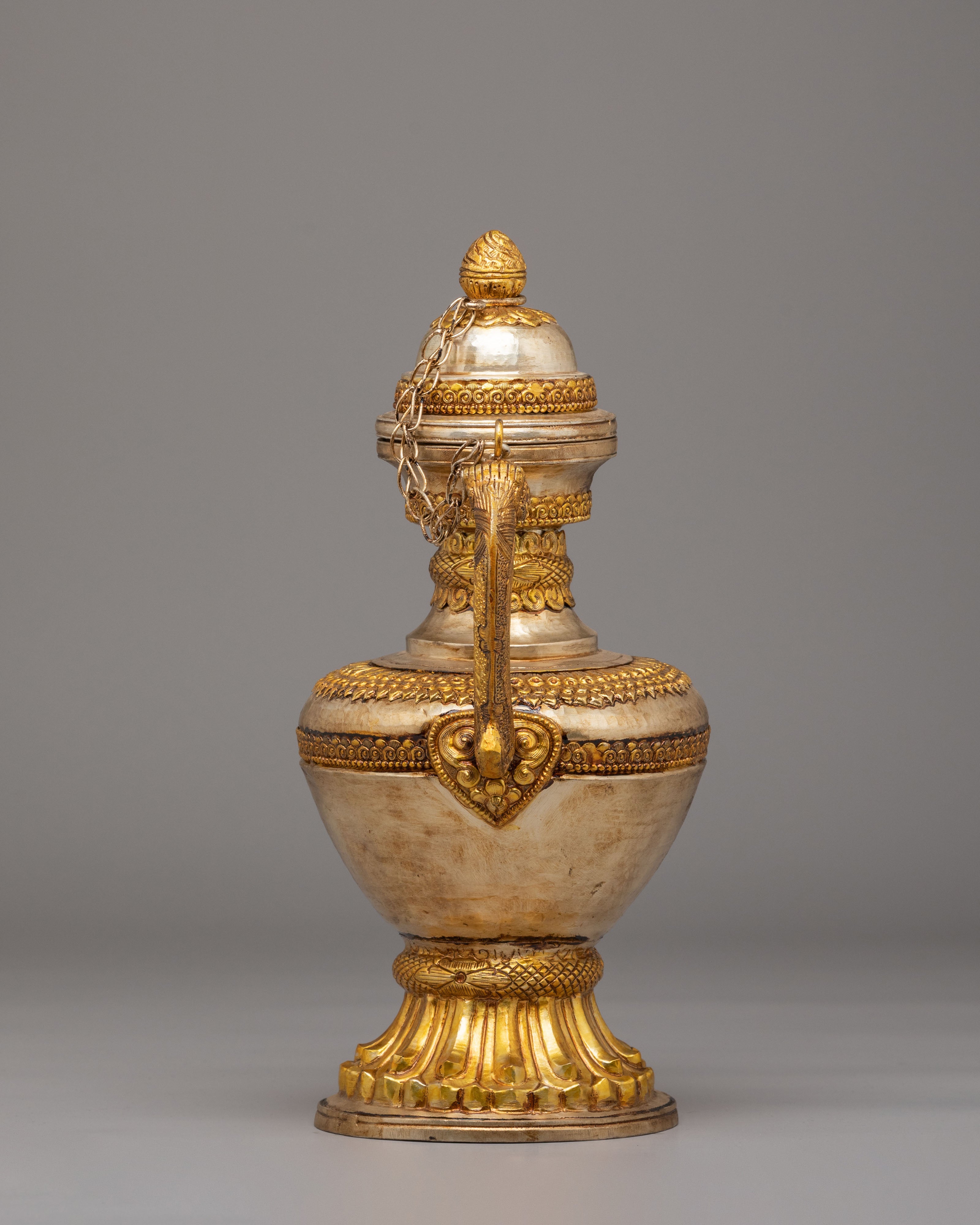 Sacred Tibetan Tea Pot | Ritual Vessel for Meditation & Decorative Use