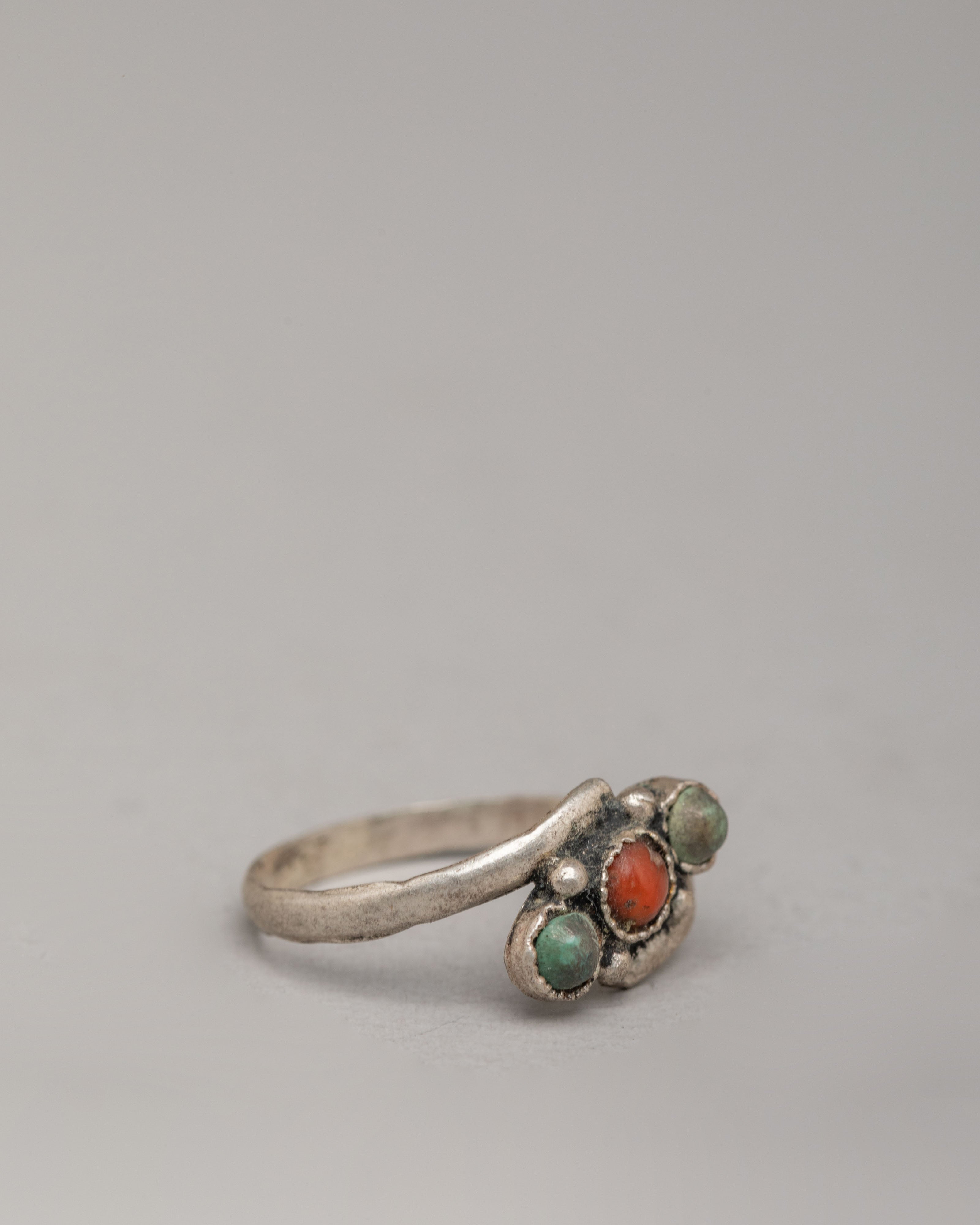 Natural Stone Ring Set | Handcrafted Natural Stone Rings