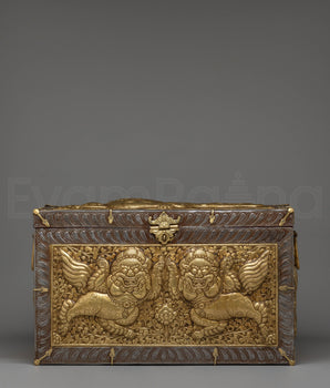 Handcrafted Tibetan Treasure Box | Copper Artwork