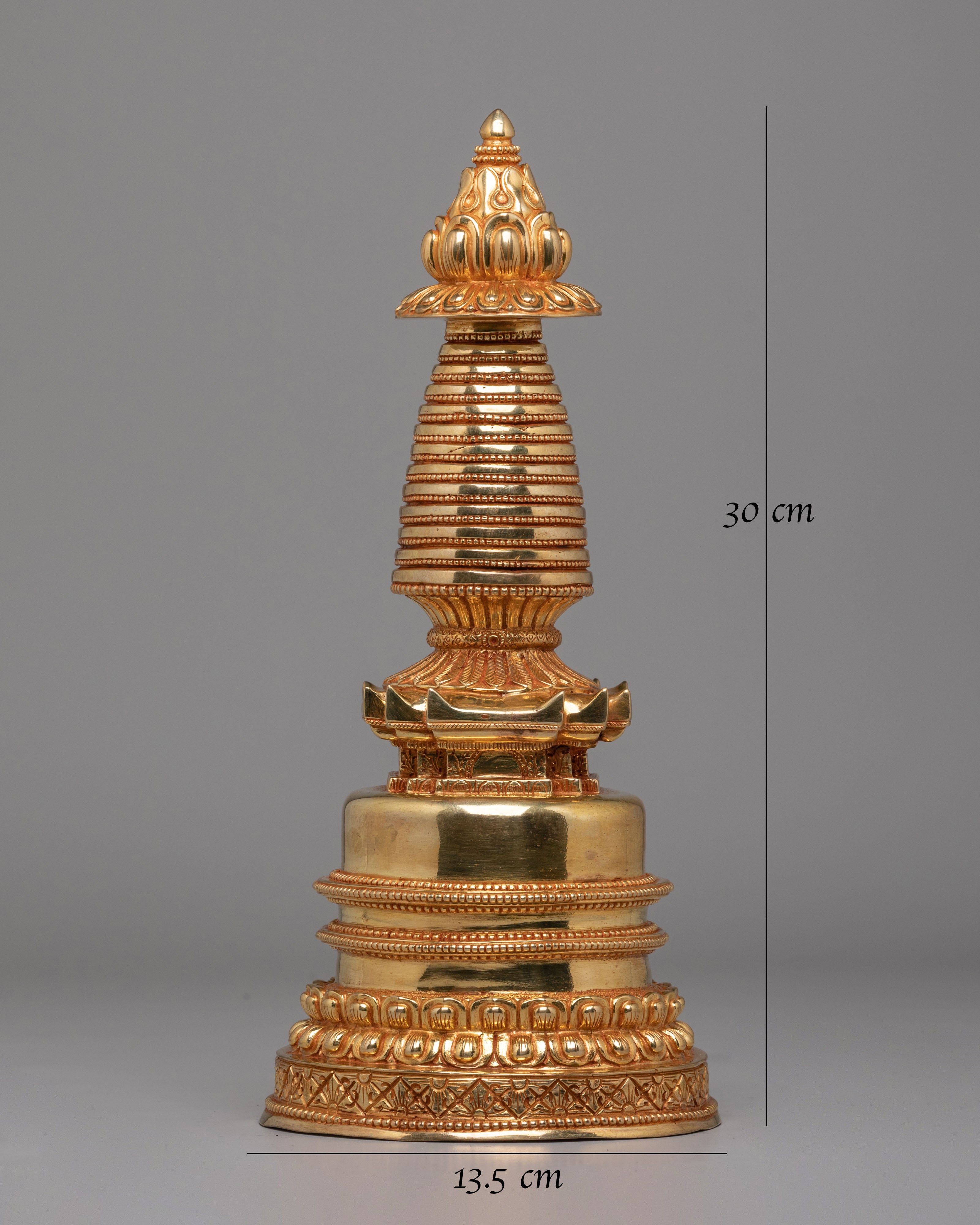 Sacred Kadampa Ritual Stupa | Tibetan Buddhist Shrine Decor