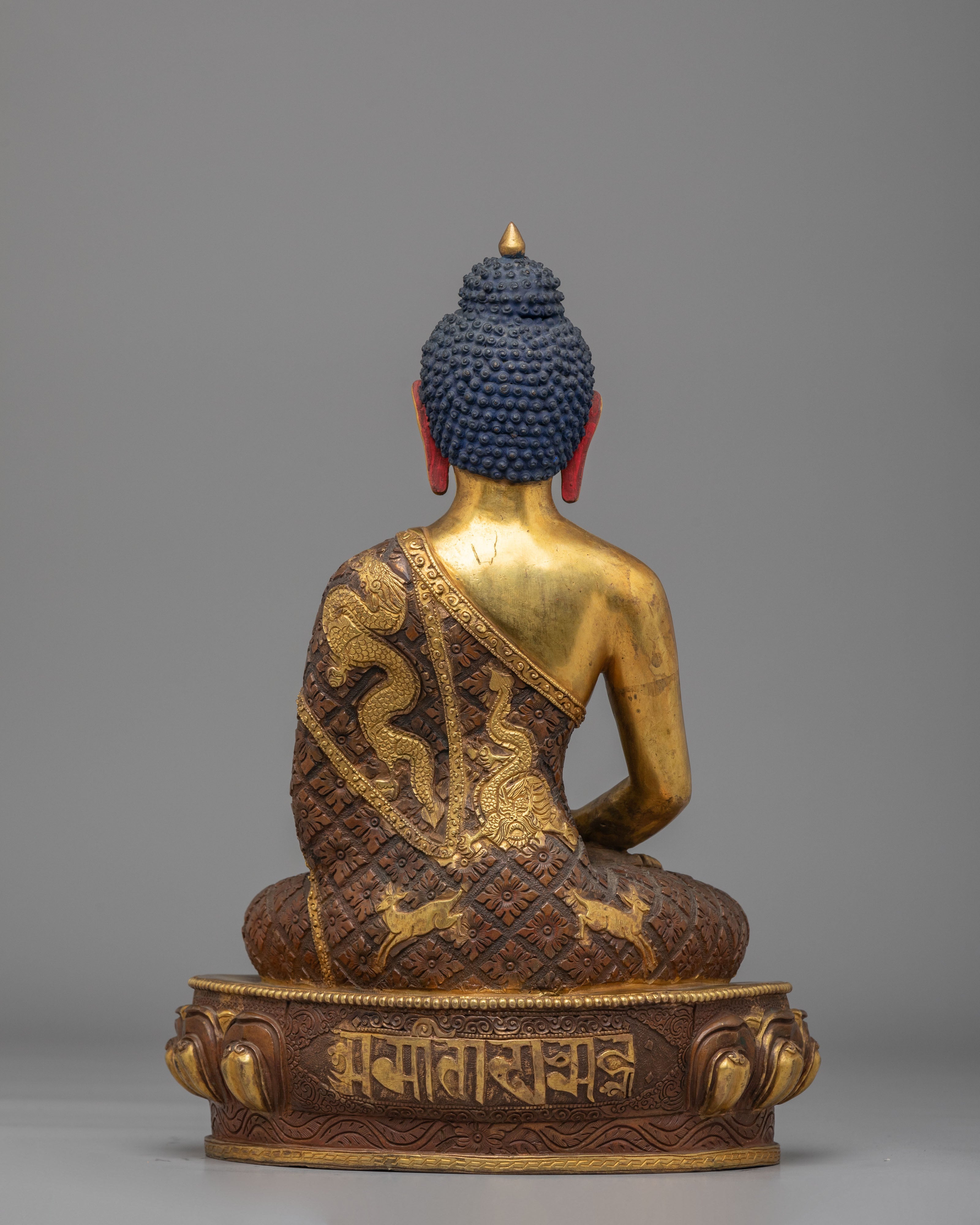 Handcrafted Amitabha Buddha Sculpture | Tibetan Deity Artwork