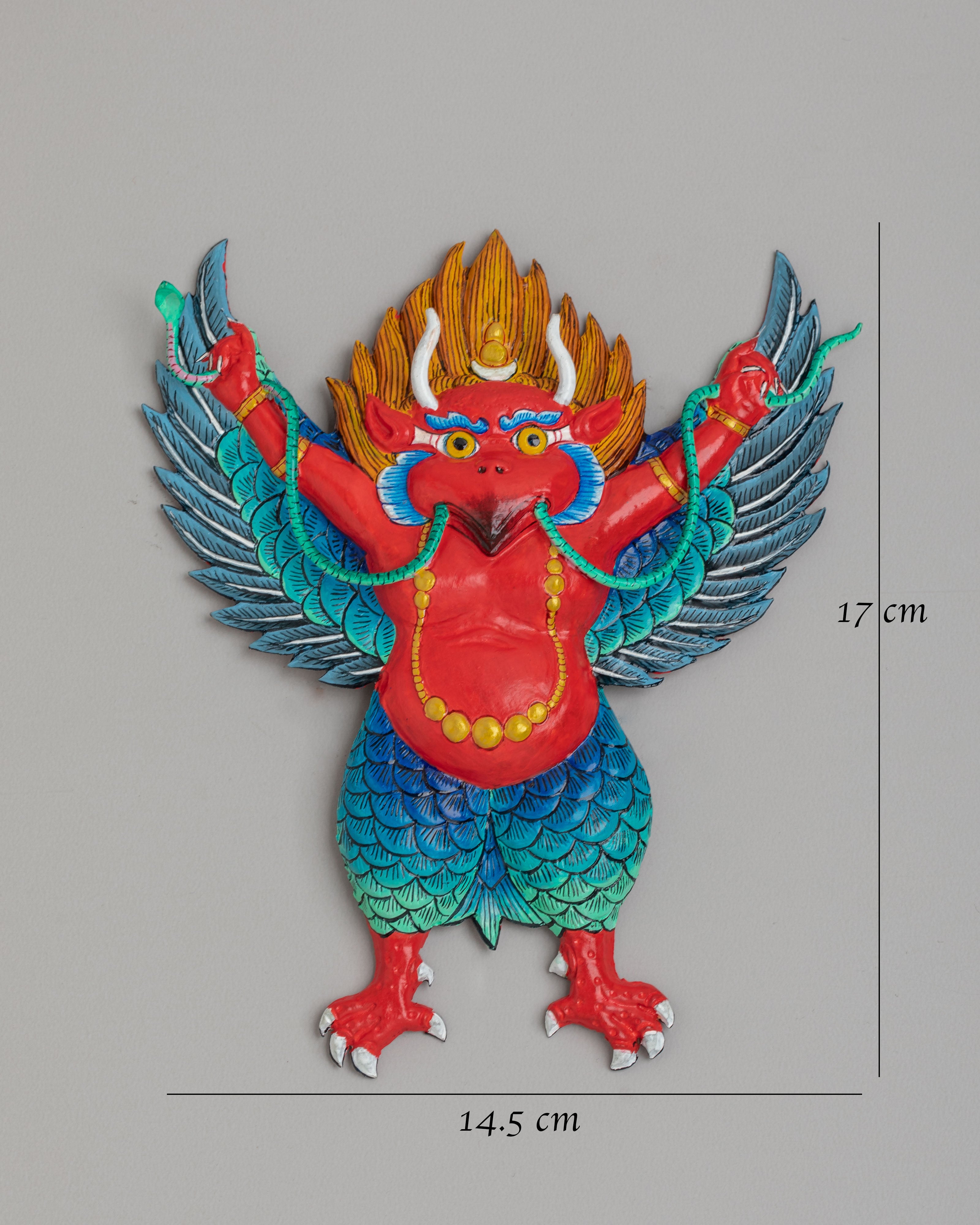 Buddhist Garuda Wall Hanging | Handcrafted Protector Wall Decor