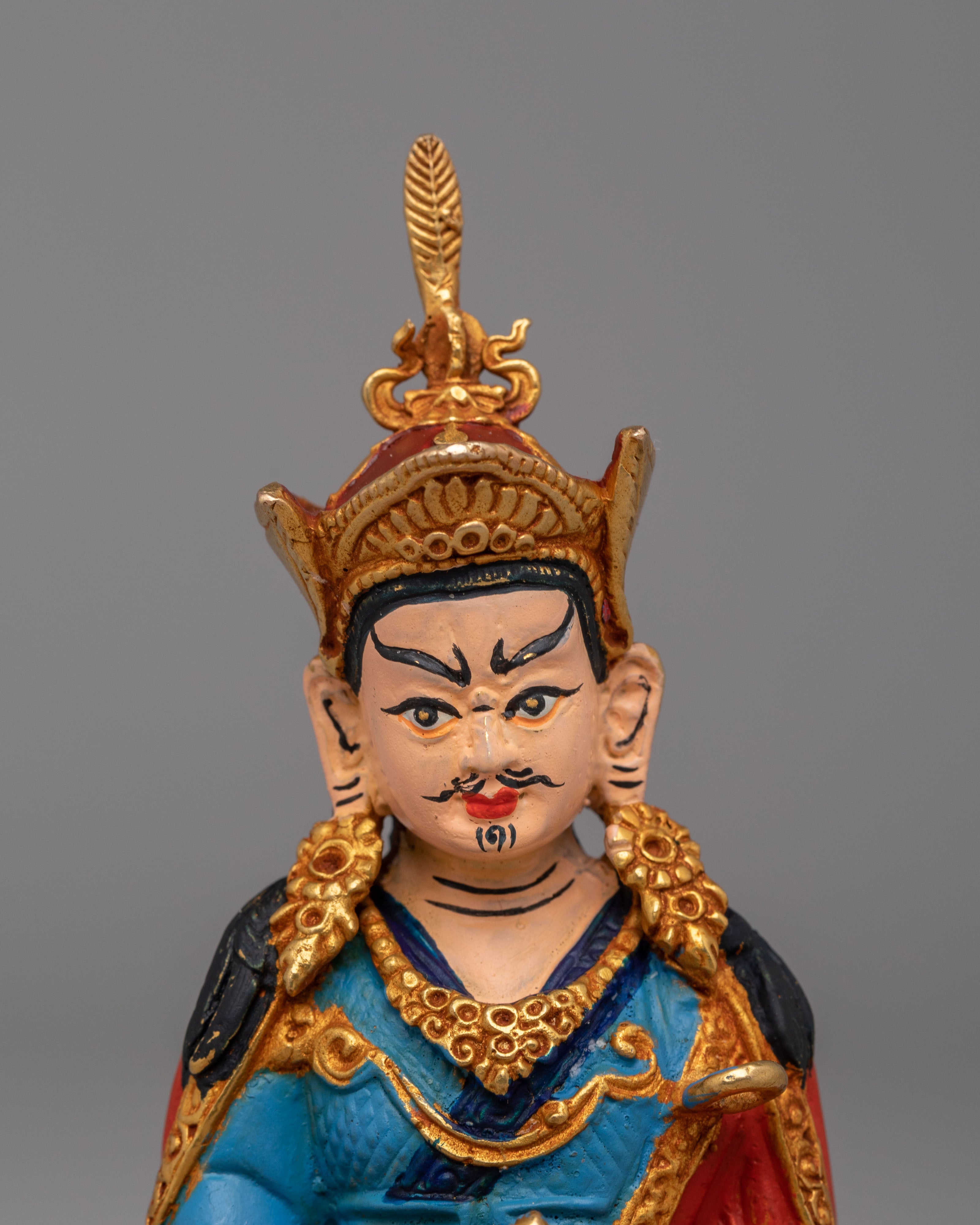 Sacred Guru Rinpoche Divine Statue | Spiritual Home Decor