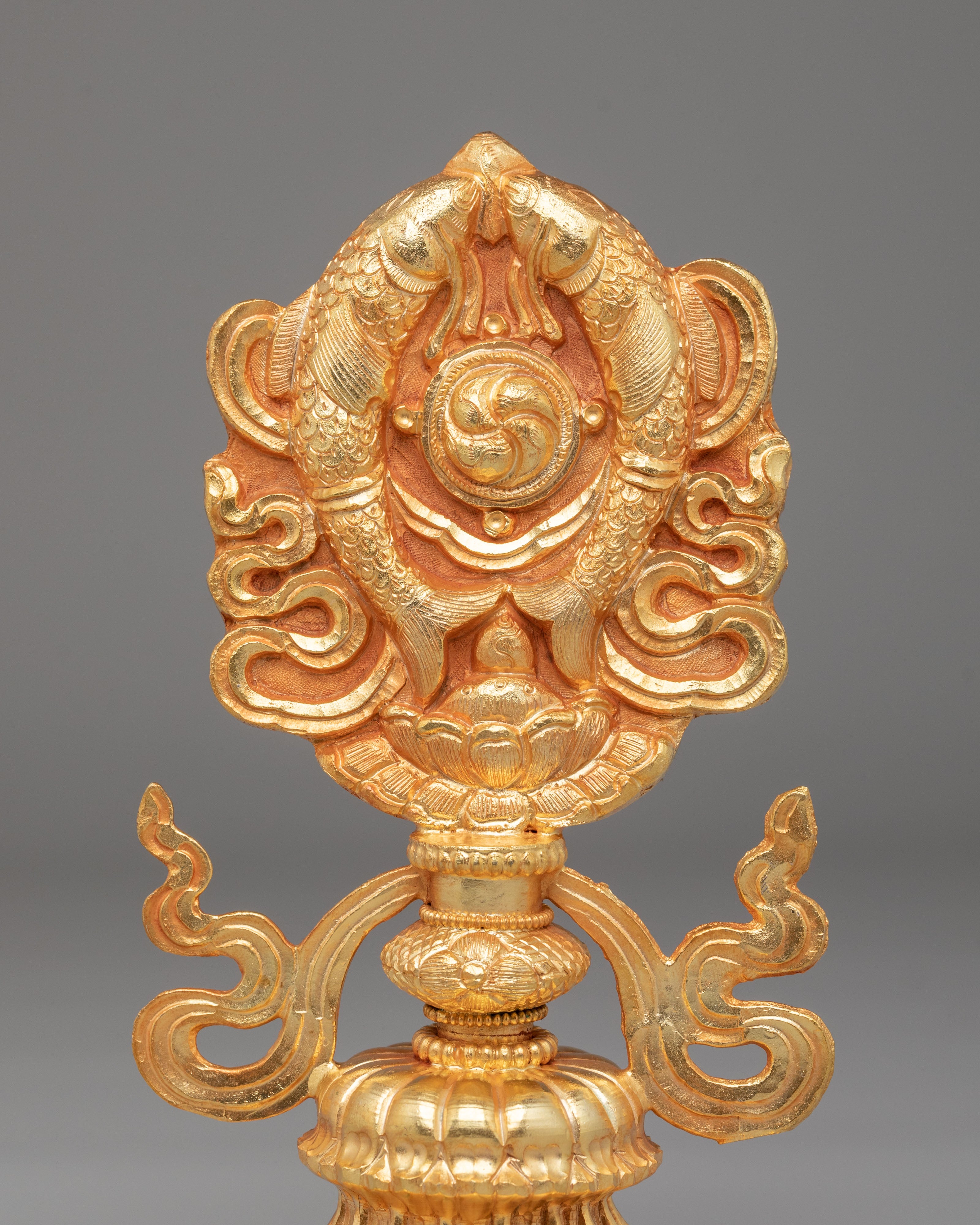 Eight Auspicious Symbols of Buddhism | Gold Plated Ashtamangala