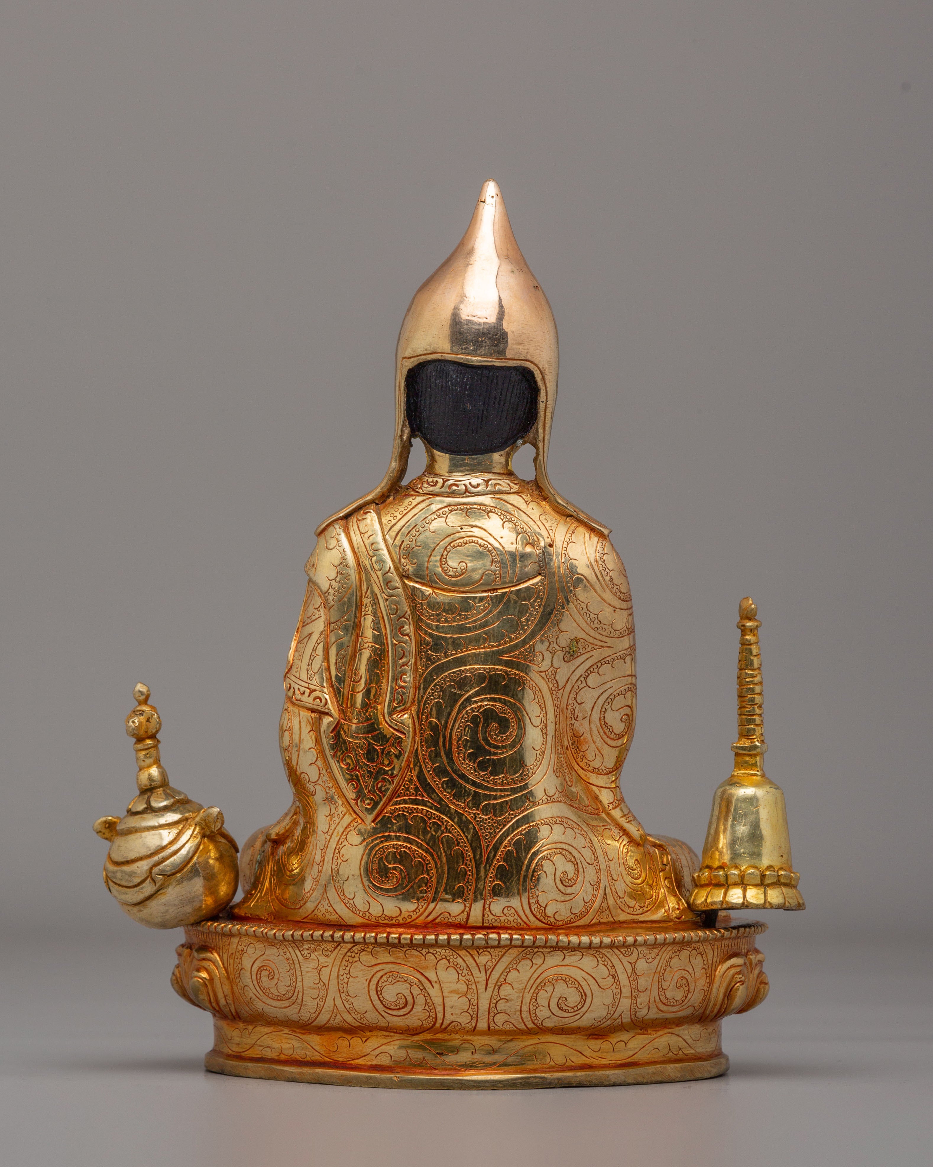 Buddhist Guru Atisha Sculpture | Tibetan Buddhist Master Statue