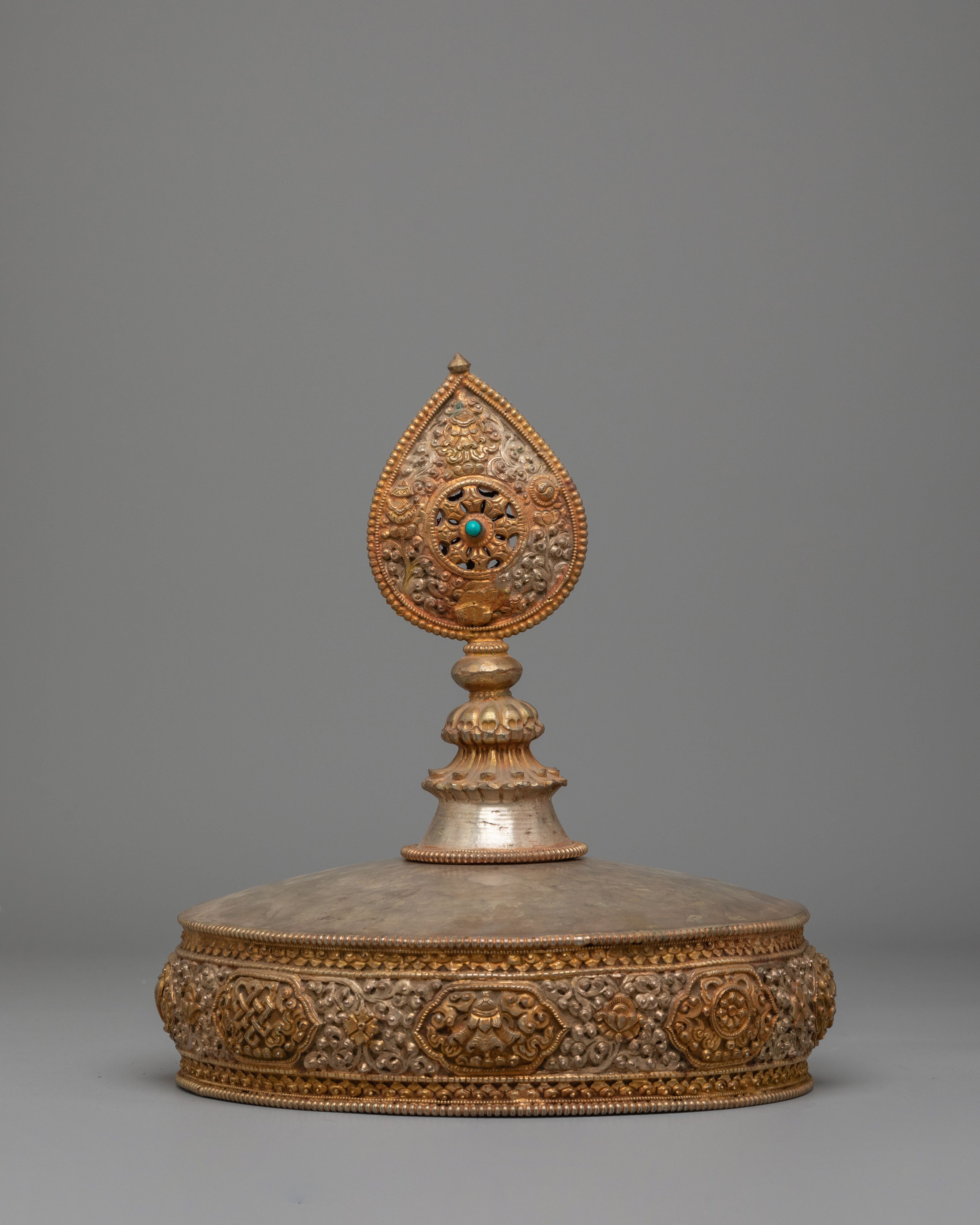 Handcrafted Altar Mandala | Sacred Vajrayana Ritual Object