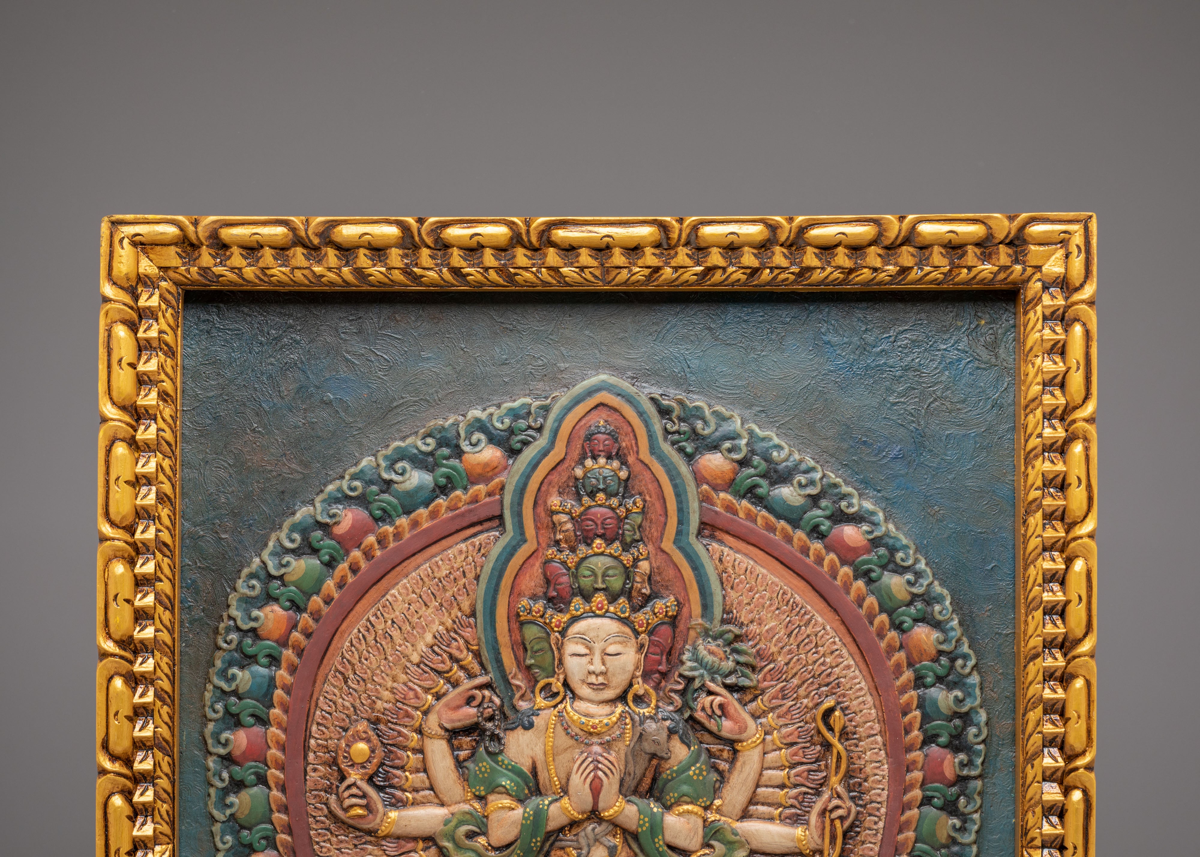 1000-armed Chenrezig Wall Hanging | Traditional Tibetan Artwork