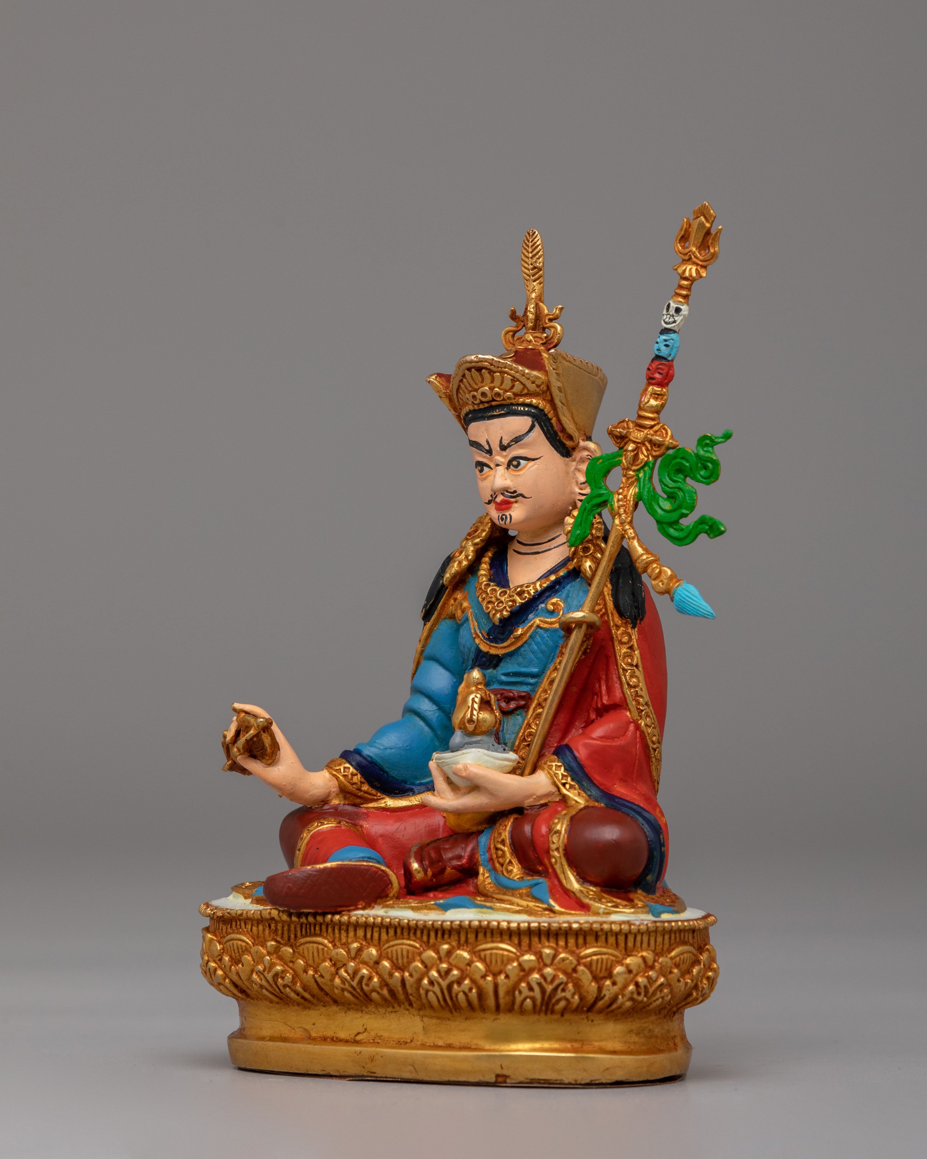 Sacred Guru Rinpoche Divine Statue | Spiritual Home Decor