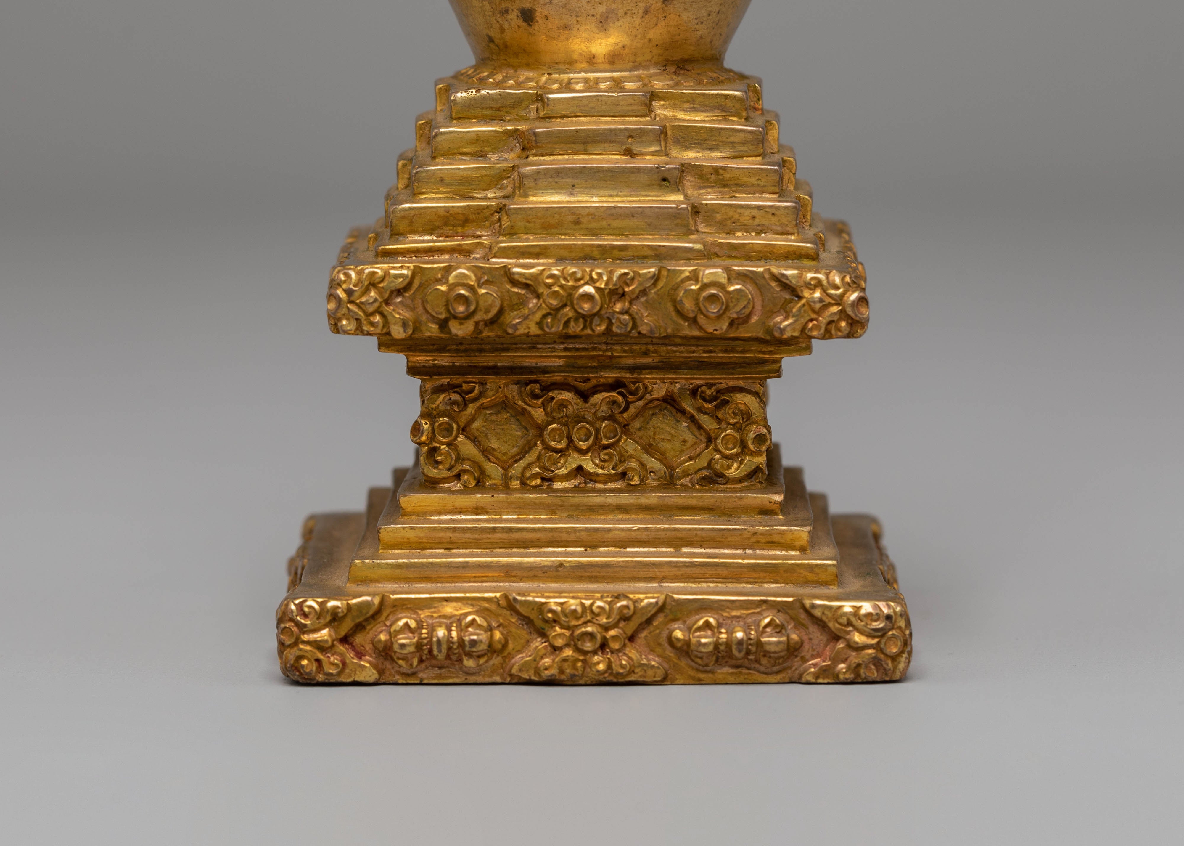 Copper Stupa For Ritual Use | Sacred Symbol of Enlightenment
