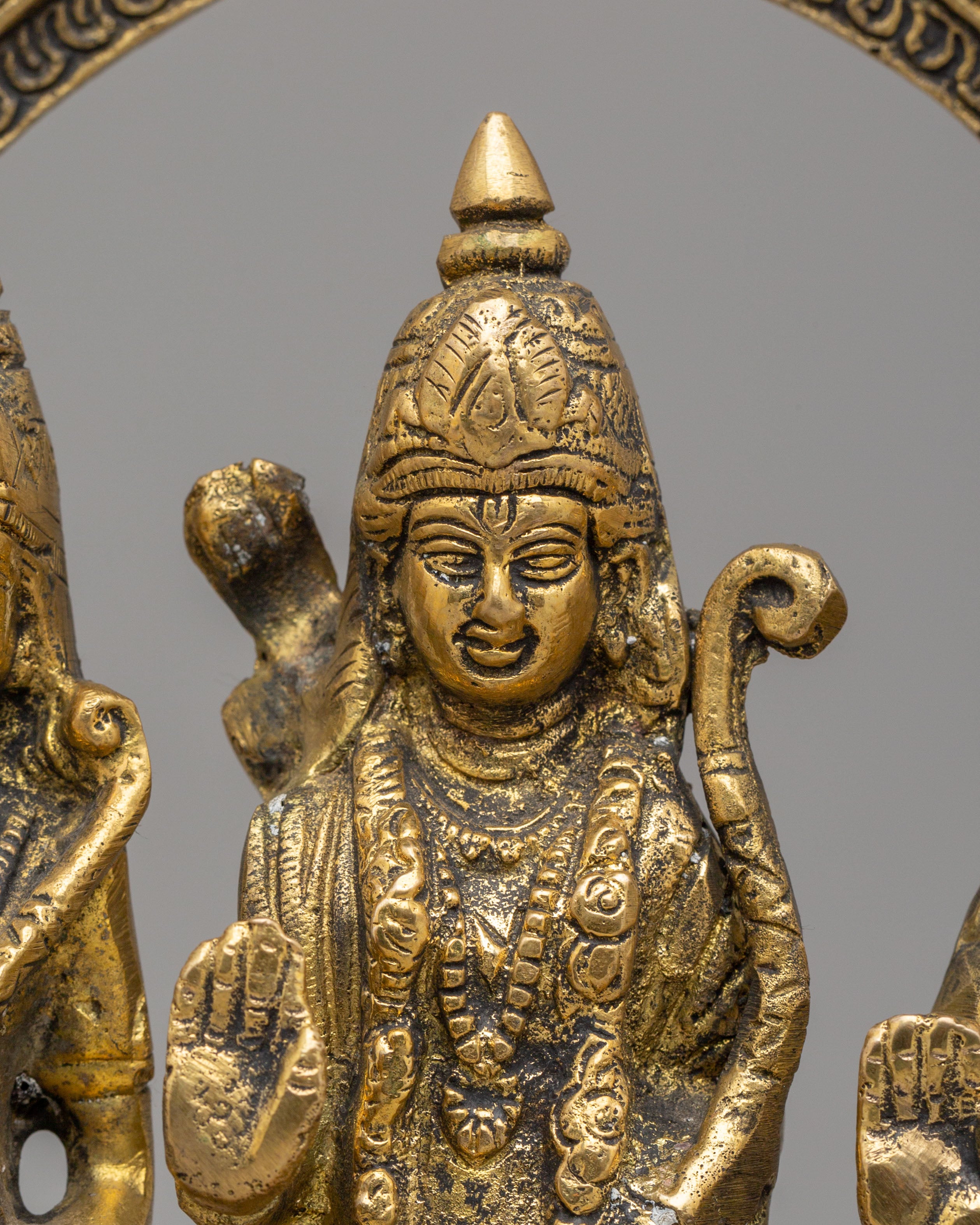 Handmade Divine Ram Darbar Sculpture | Brass Statue for Spiritual Home Decor