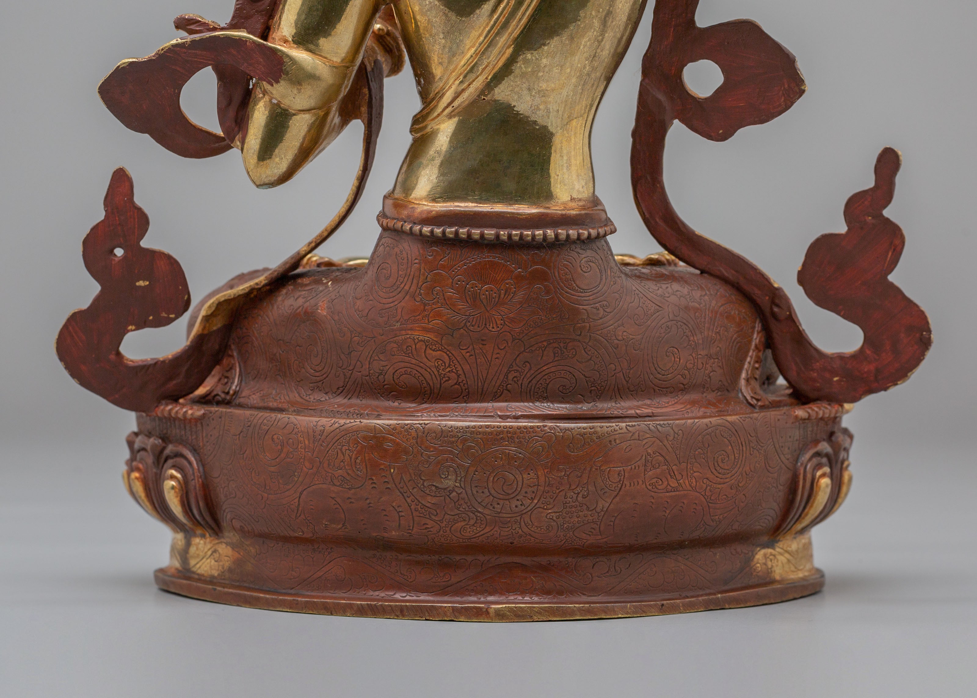 Handcrafted Manjushri Bodhisattva Statue | Spiritual Home Decor
