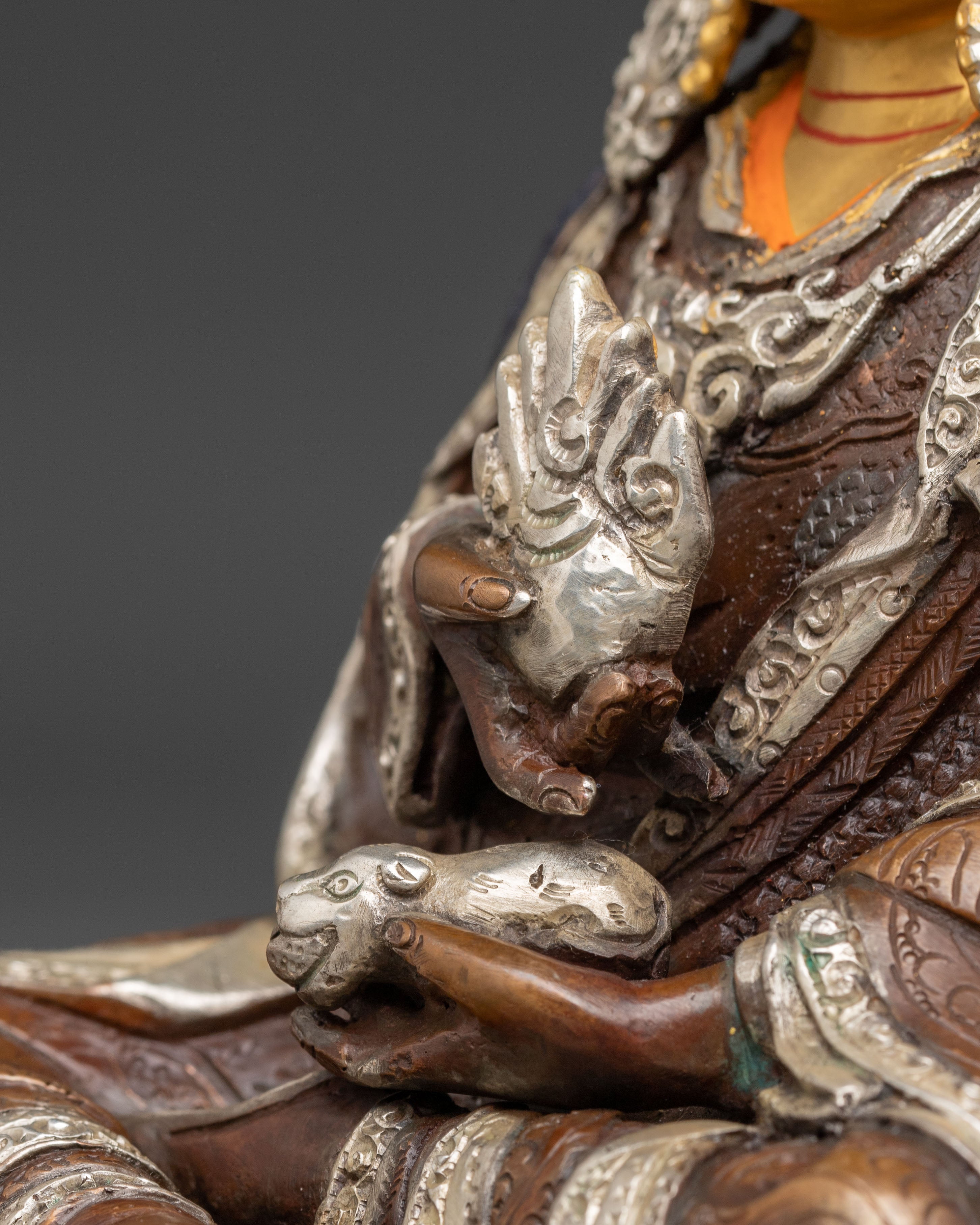 Guru Orgyen Norla Statue | Himalayan Padmasambhava Altar Decor