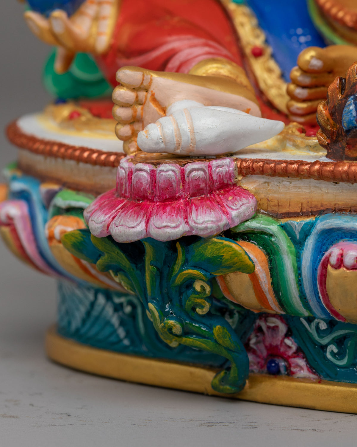 Himalayan Altar Dzambhala Statue | Handmade Tibetan Prosperity Idol