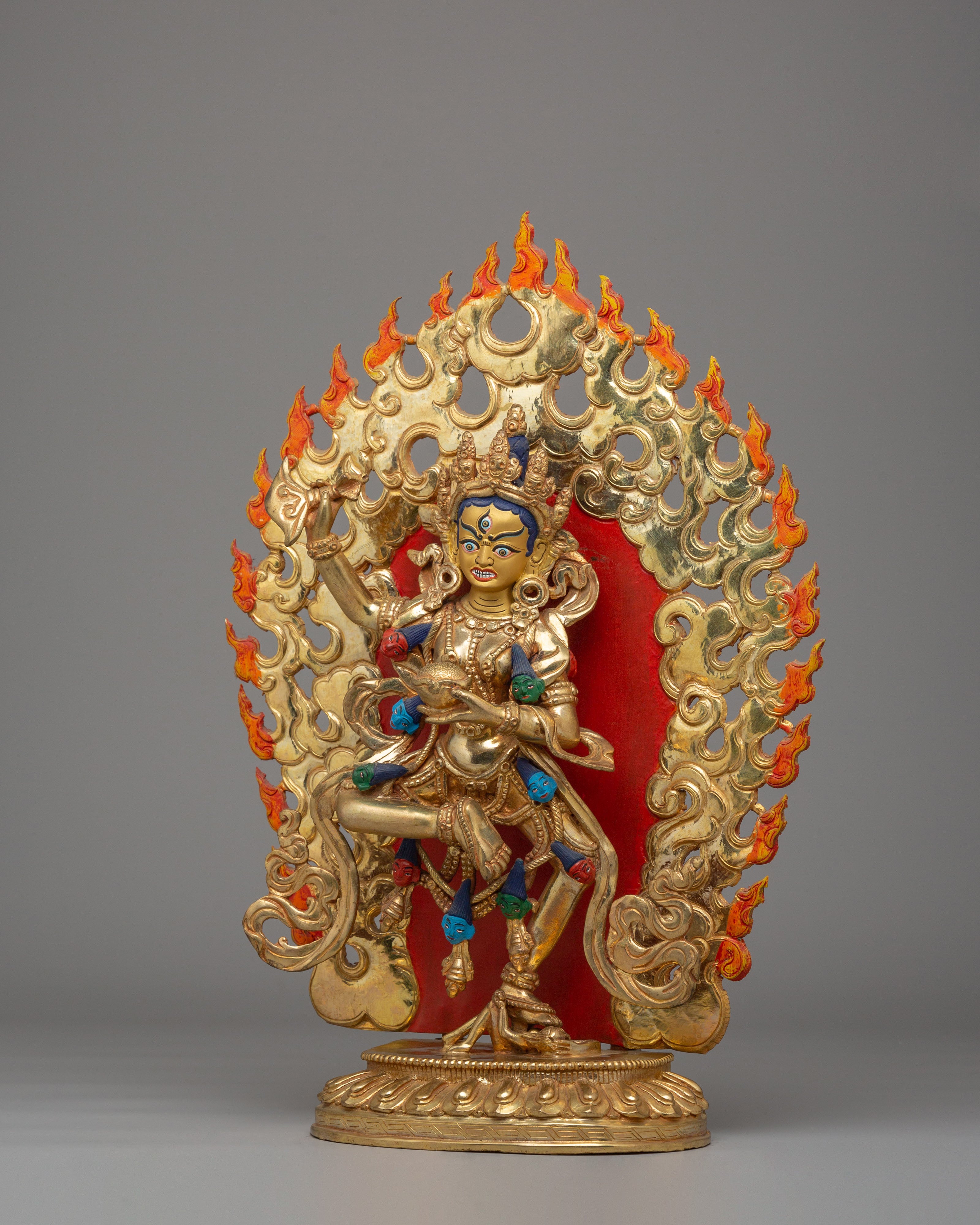 Dorje Phagmo Wrathful Goddess Statue | Fierce Tibetan Buddhist Deity