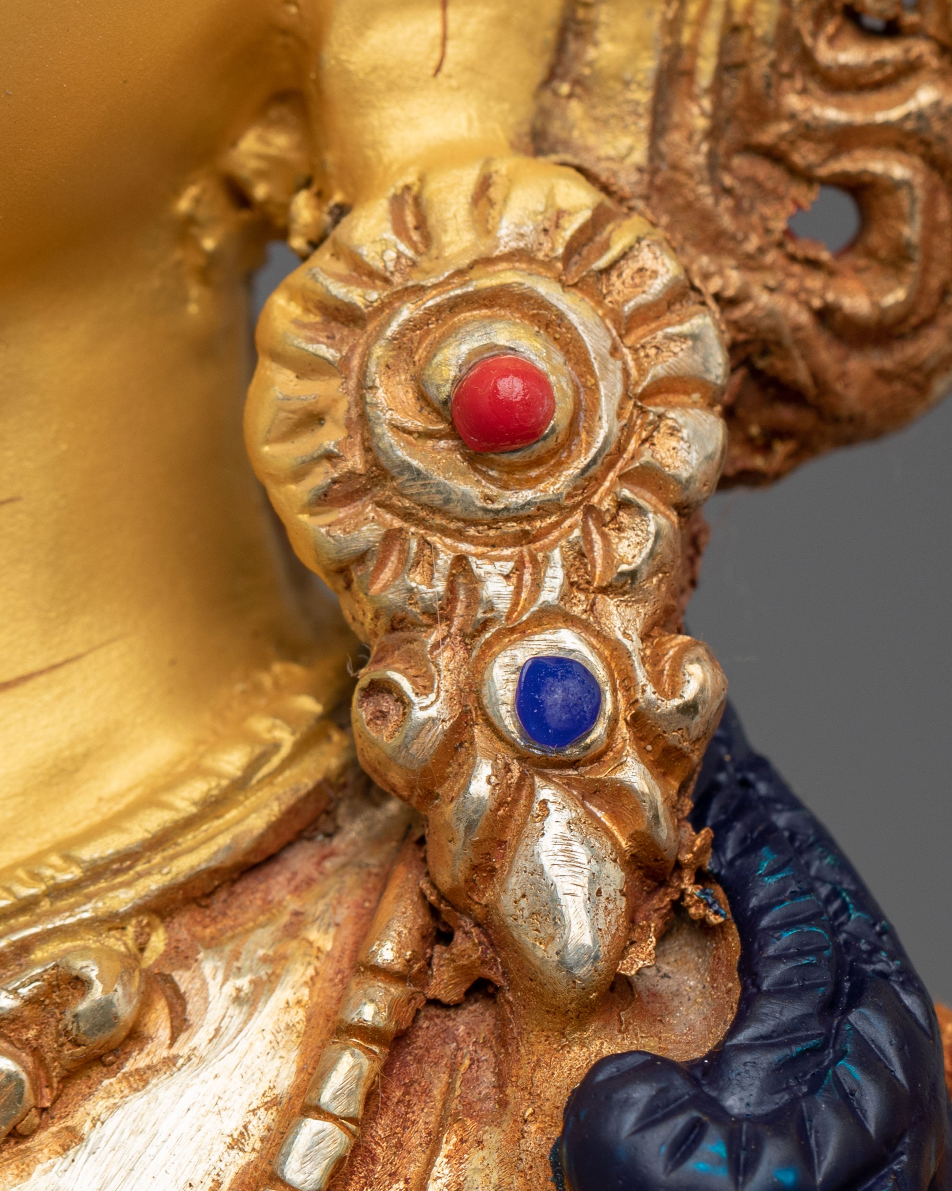 Handmade Manjushri Bodhisattva Sculpture | Wisdom Deity Statue