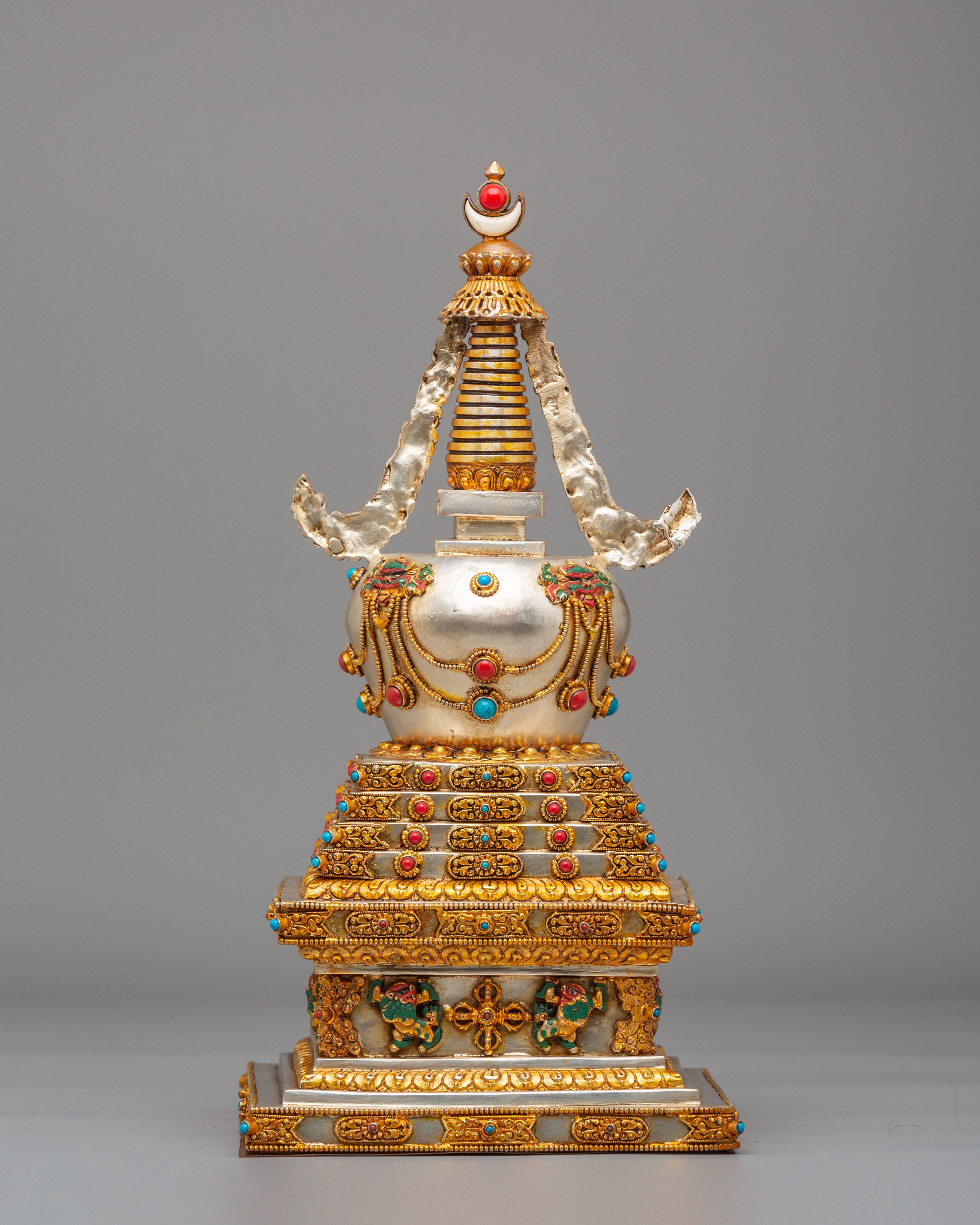 Handcrafted Enlightenment Chorten | Spiritual Stupa for Meditation