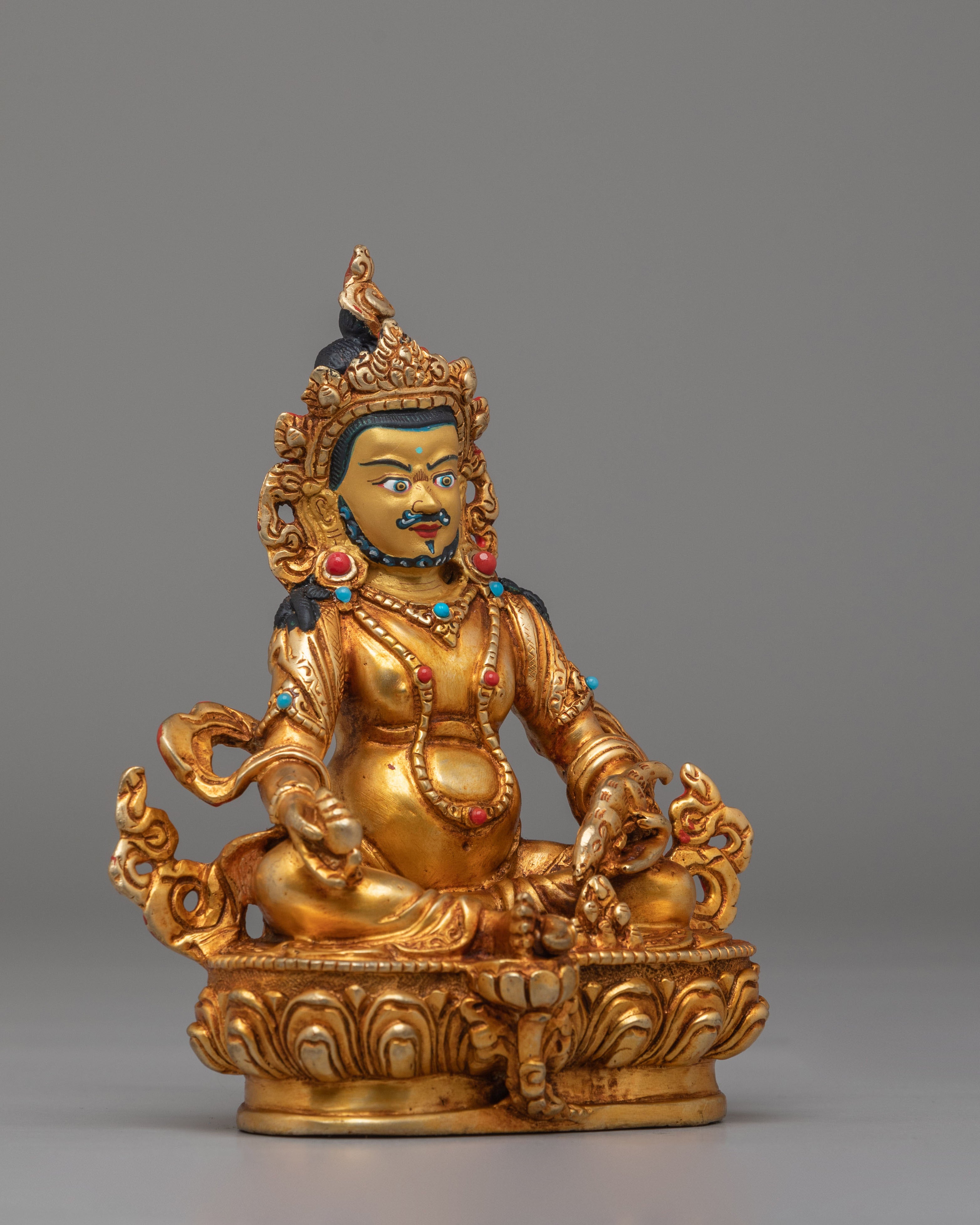 Divine Protection Dzambhala Statue | Spiritual Altar Decor