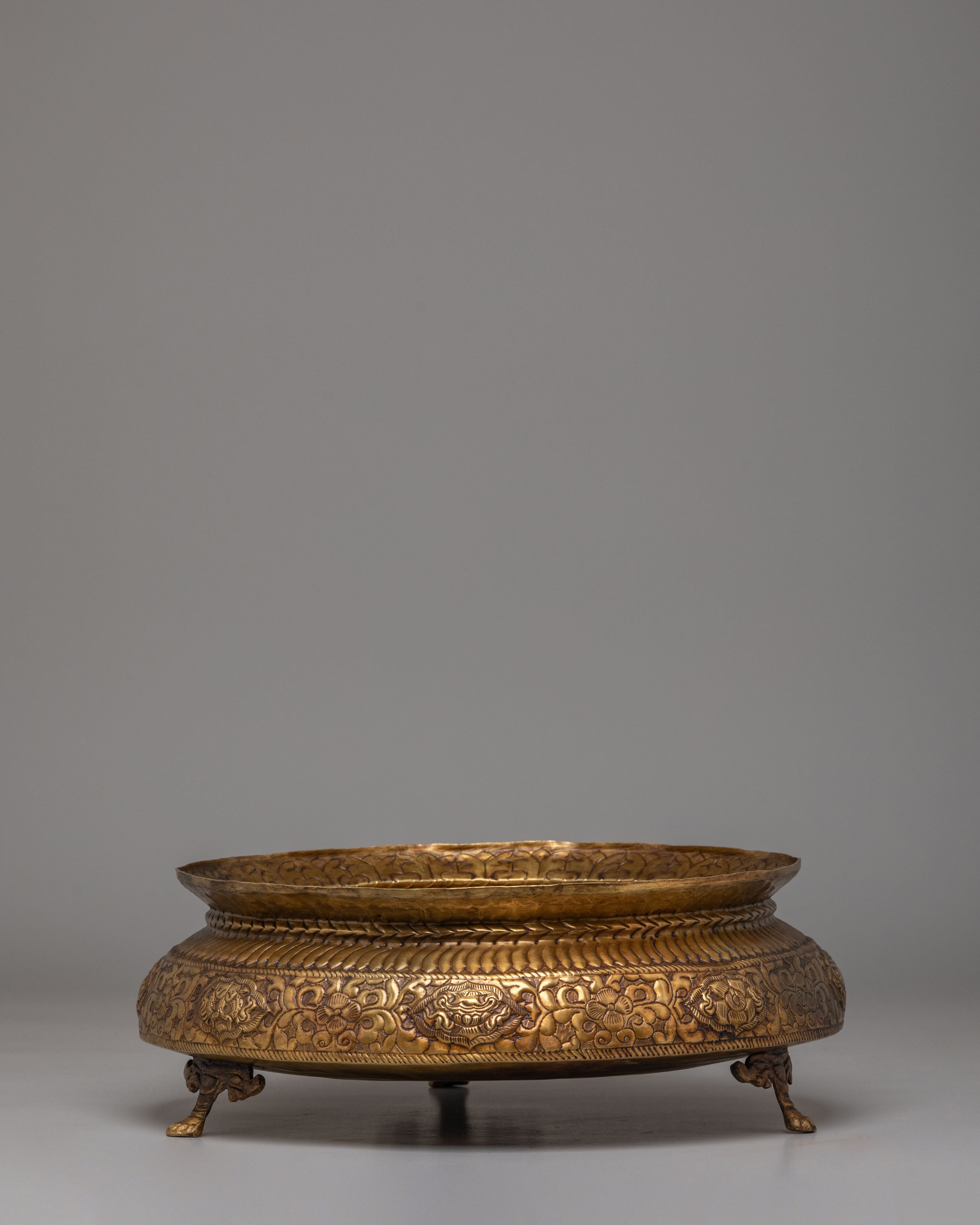 Himalayan Khadkulo Offering Plate | Sacred Ritual Plate