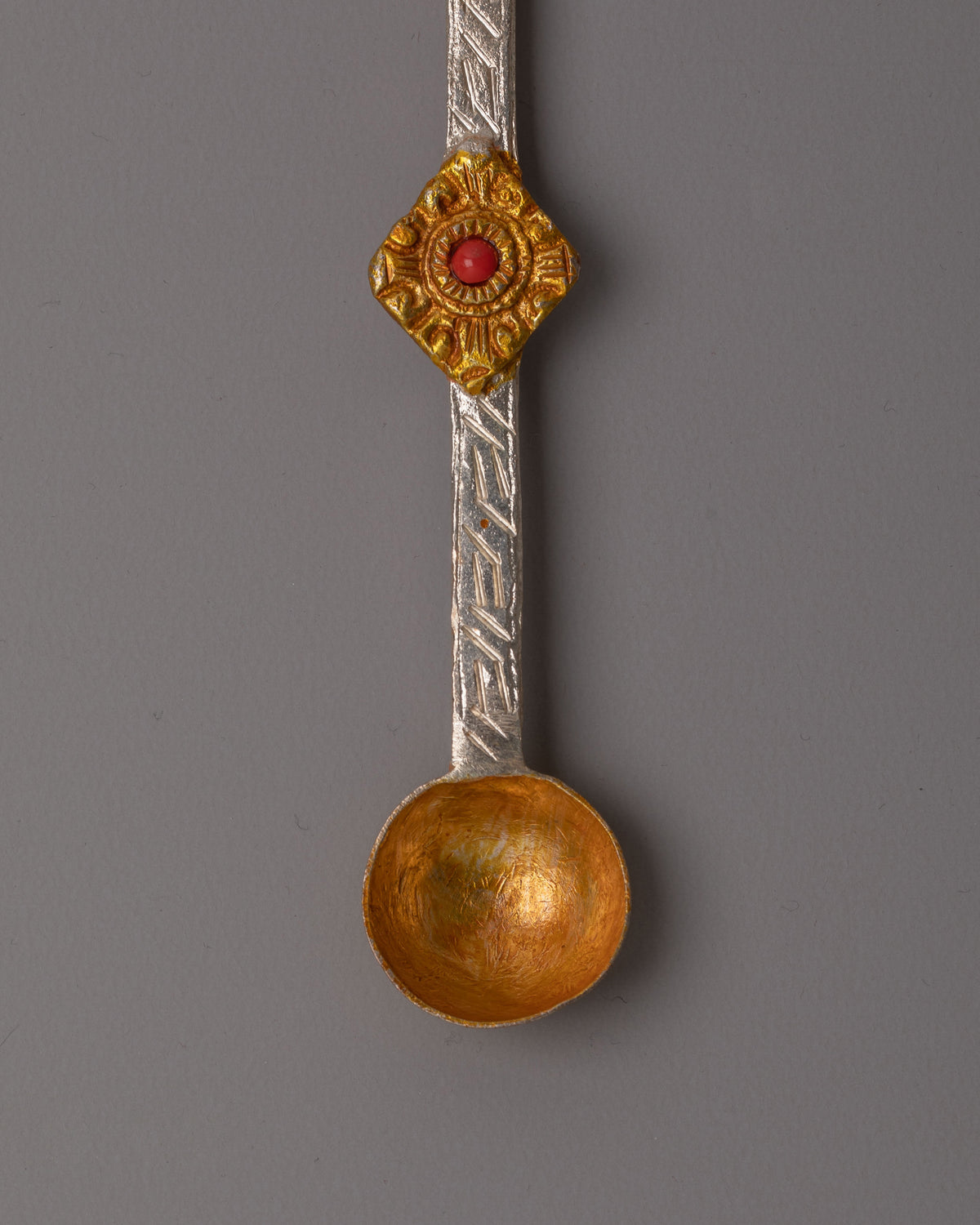 Tibetan Altar Spoon Set | Himalayan Ritual Collection