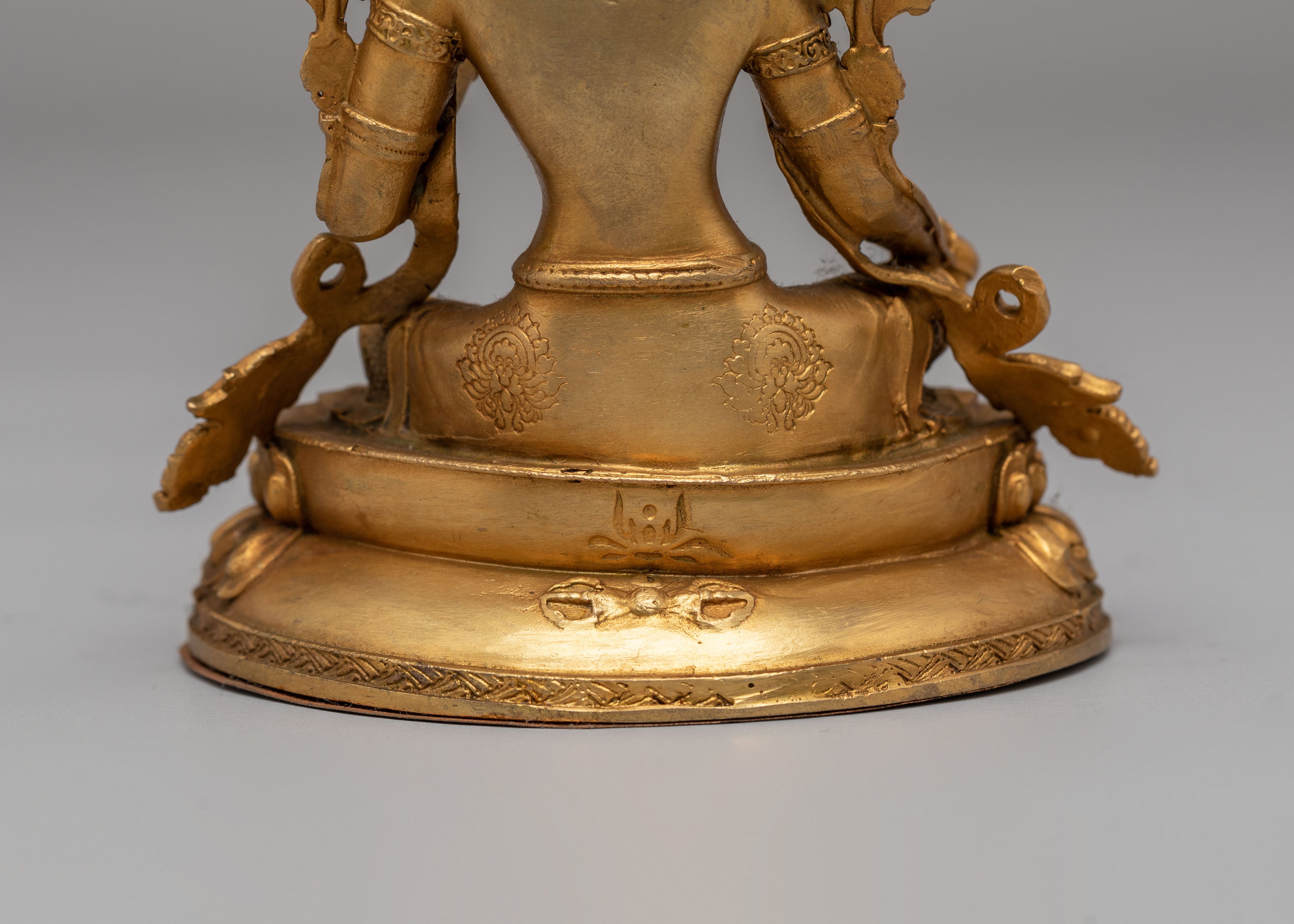 Handmade Green Tara Deity Statue | Goddess of Compassion and Protection