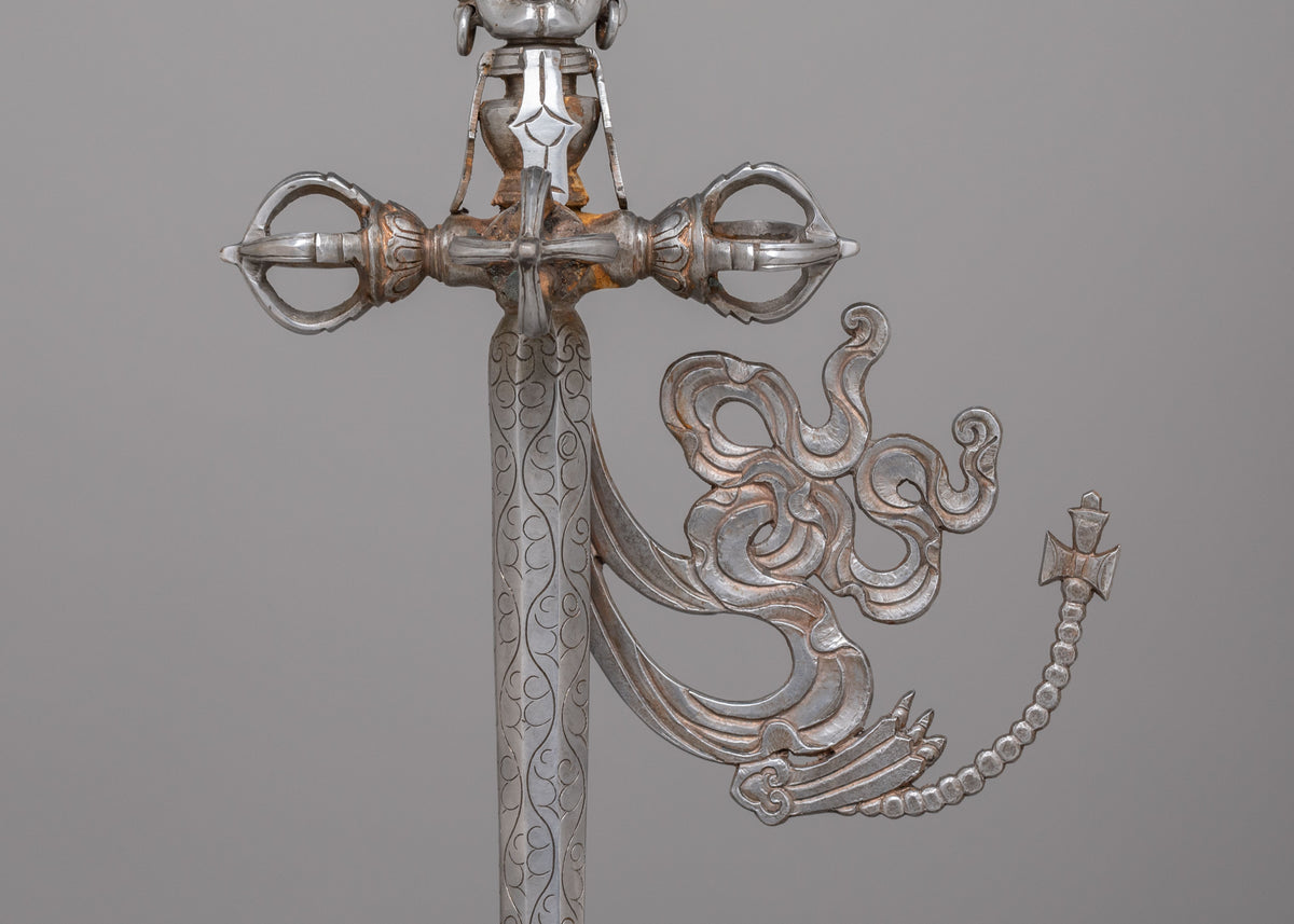 Spiritual Khatvanga Ceremonial Staff | Tibetan Rituals & Meditation