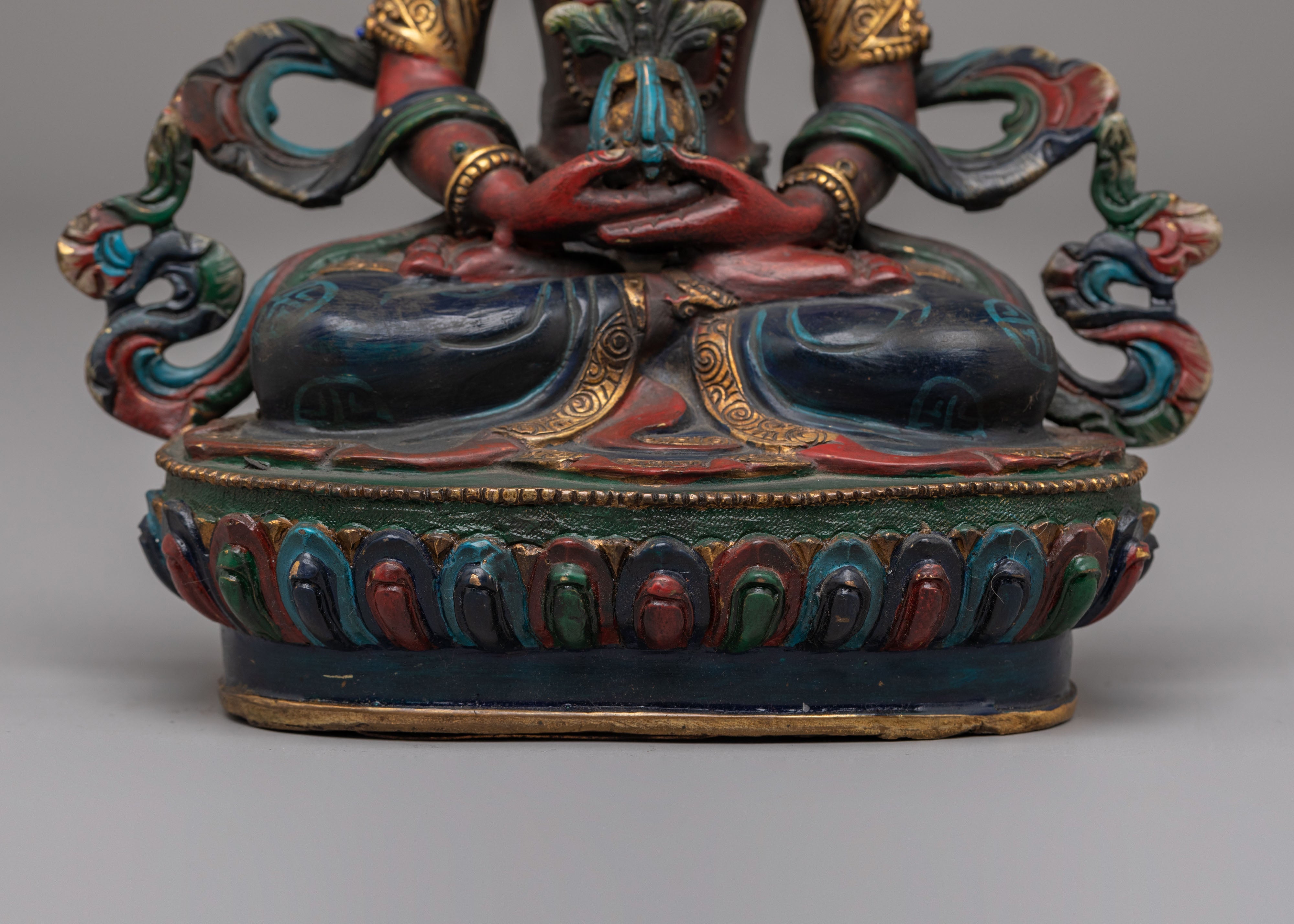 Handmade Amitayus Sculpture | Tibetan Deity of Longevity