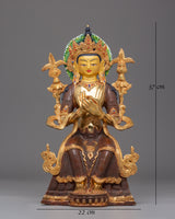Future Buddha Maitreya Handmade Sculpture