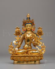 Tibetan Buddhist White Tara Statue 