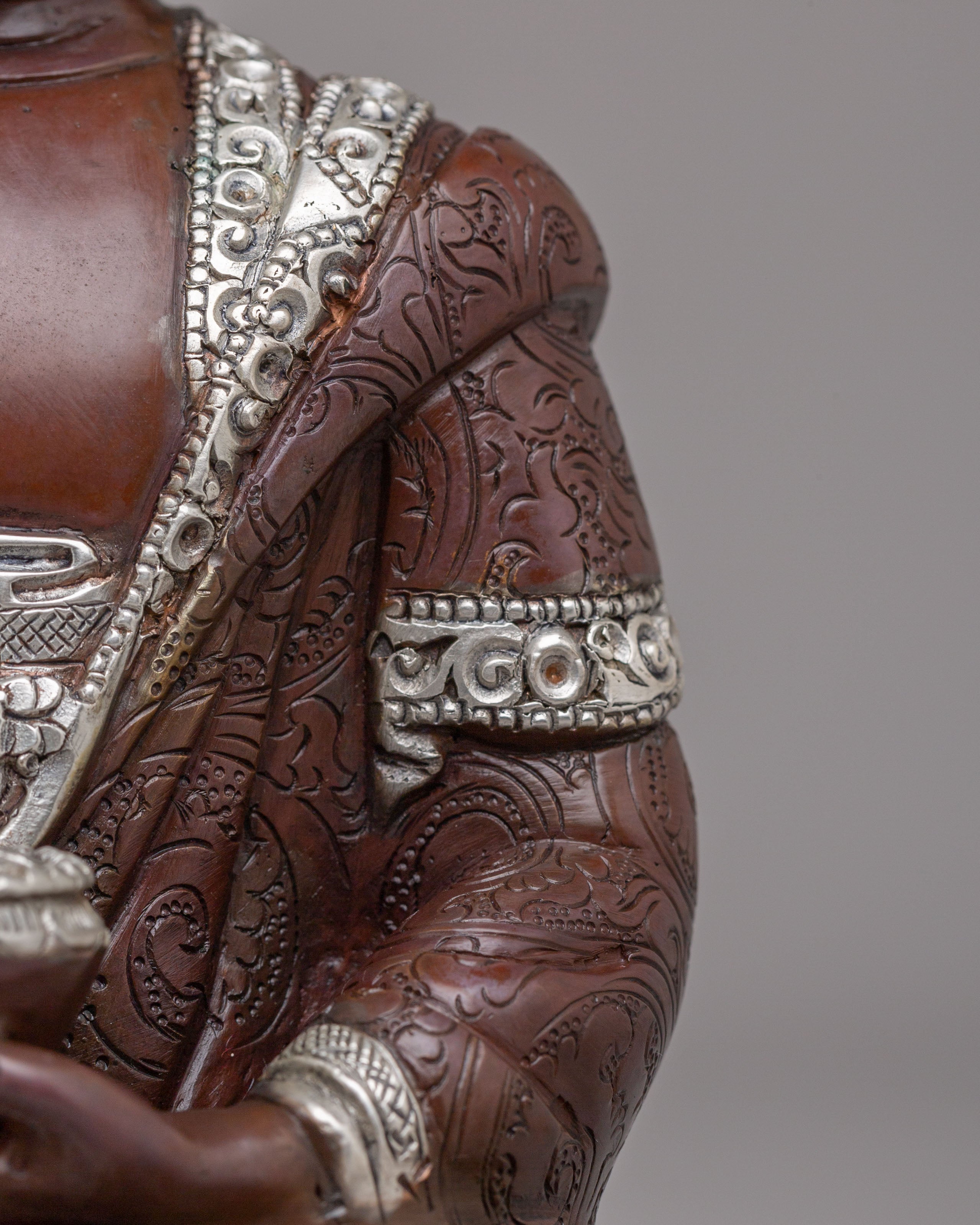 Dharma Guru Shakyamuni Buddha Statue | Tibetan Meditation Sculpture