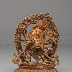 Traditional Six-Armed Mahakala Statue