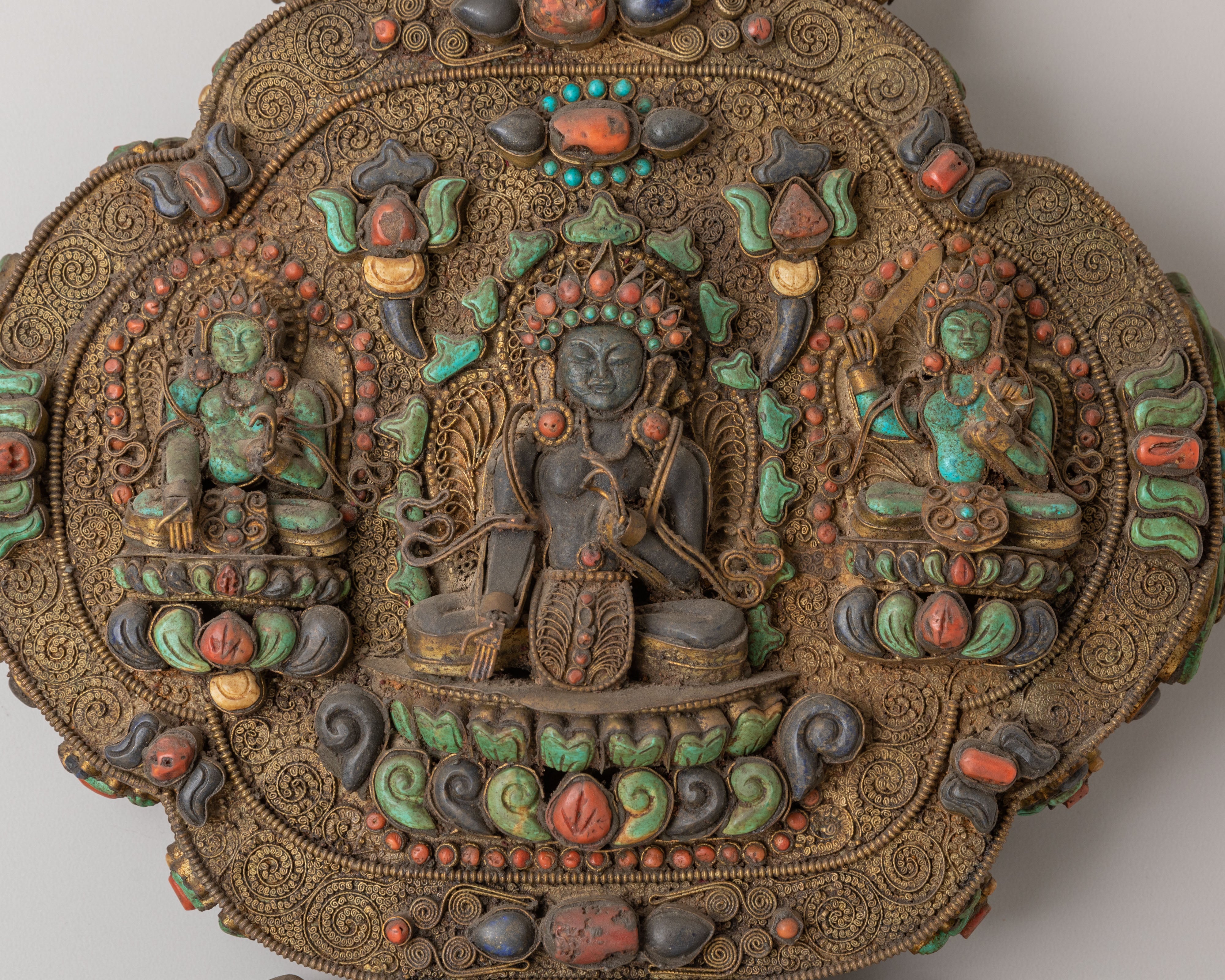 Handcrafted White Tara Ghau Box Locket | Symbol of Protection and Compassion