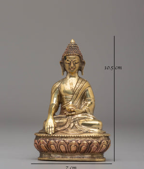 Shakyamuni Buddha Spiritual Statue | Traditional Tibetan Buddhist Artwork