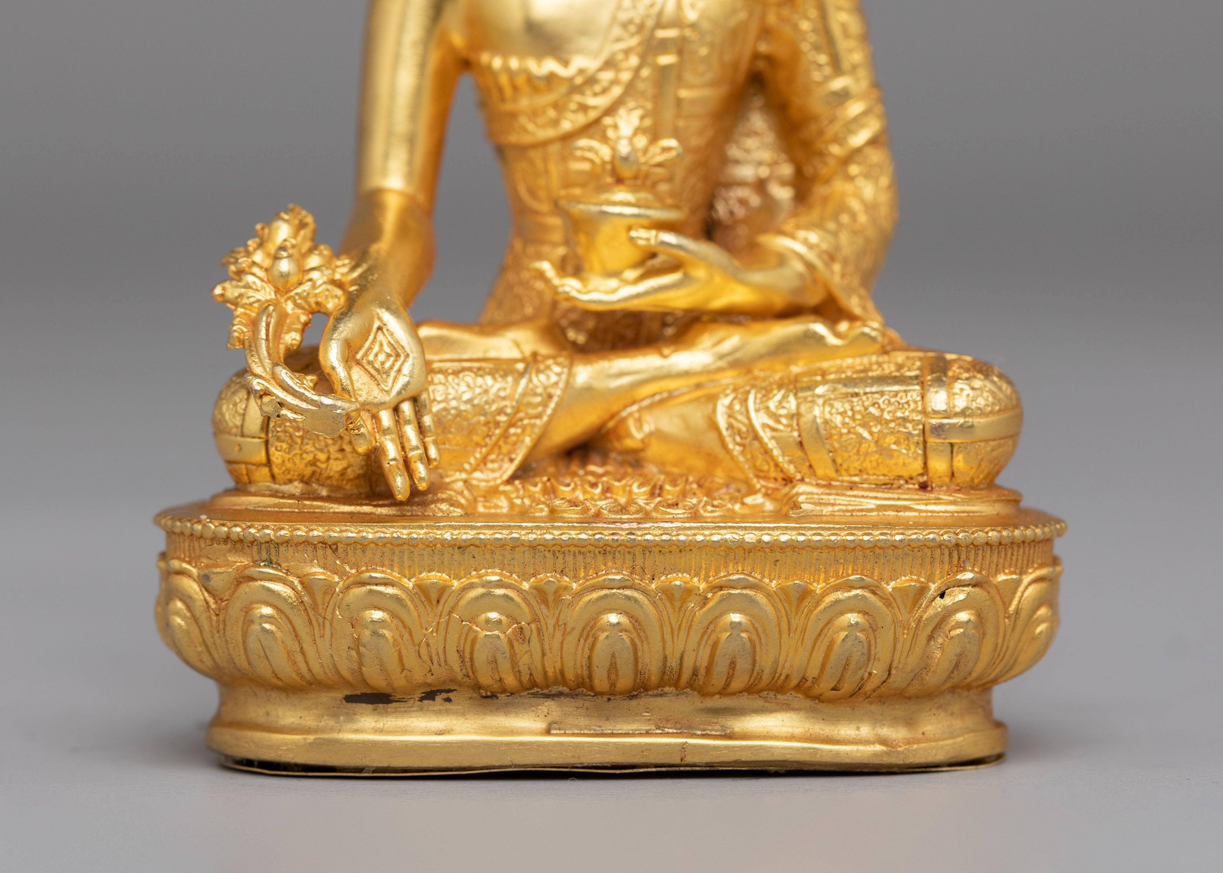 Handcrafted Three Buddha Set | Shakyamuni Medicine Amitabha Buddha Statues