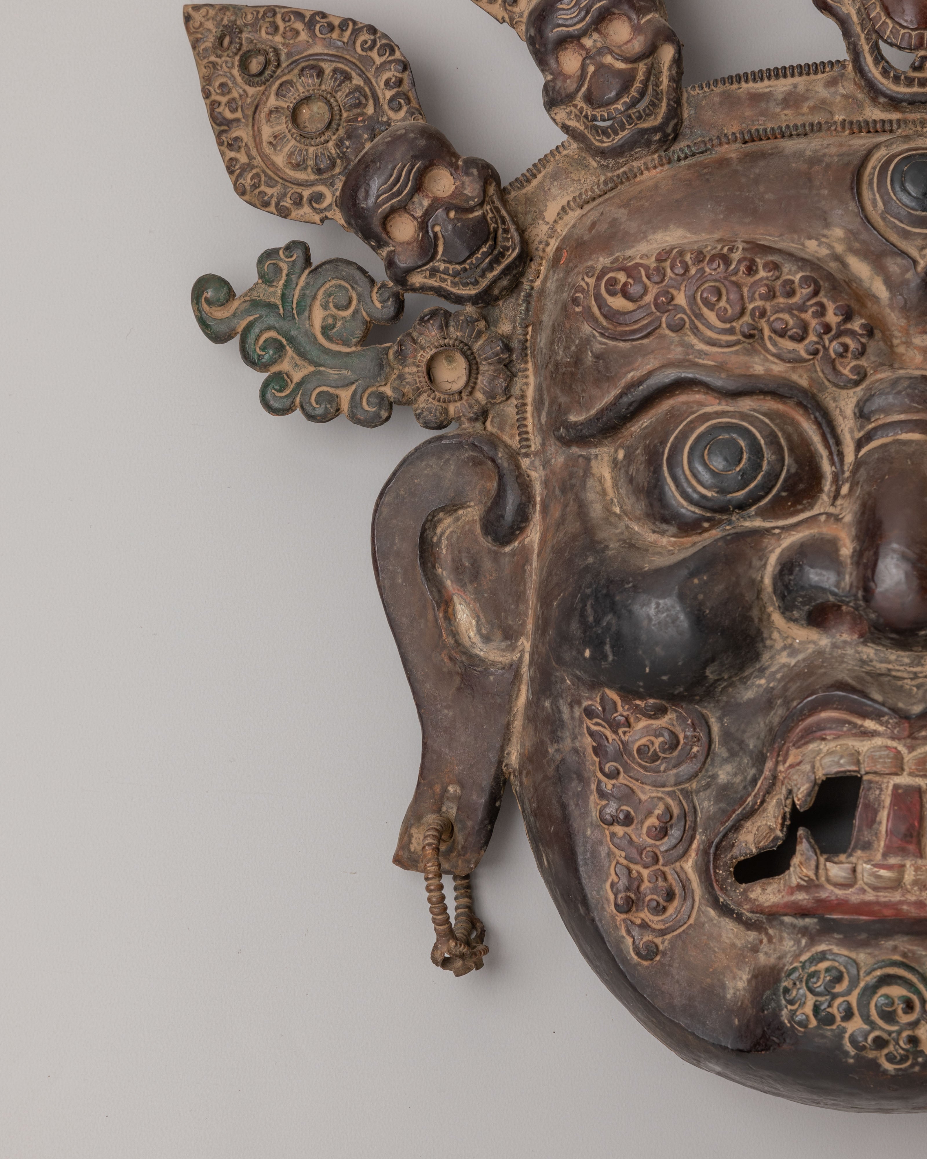 Traditional Mahakala Wall Hanging | Tibetan Art